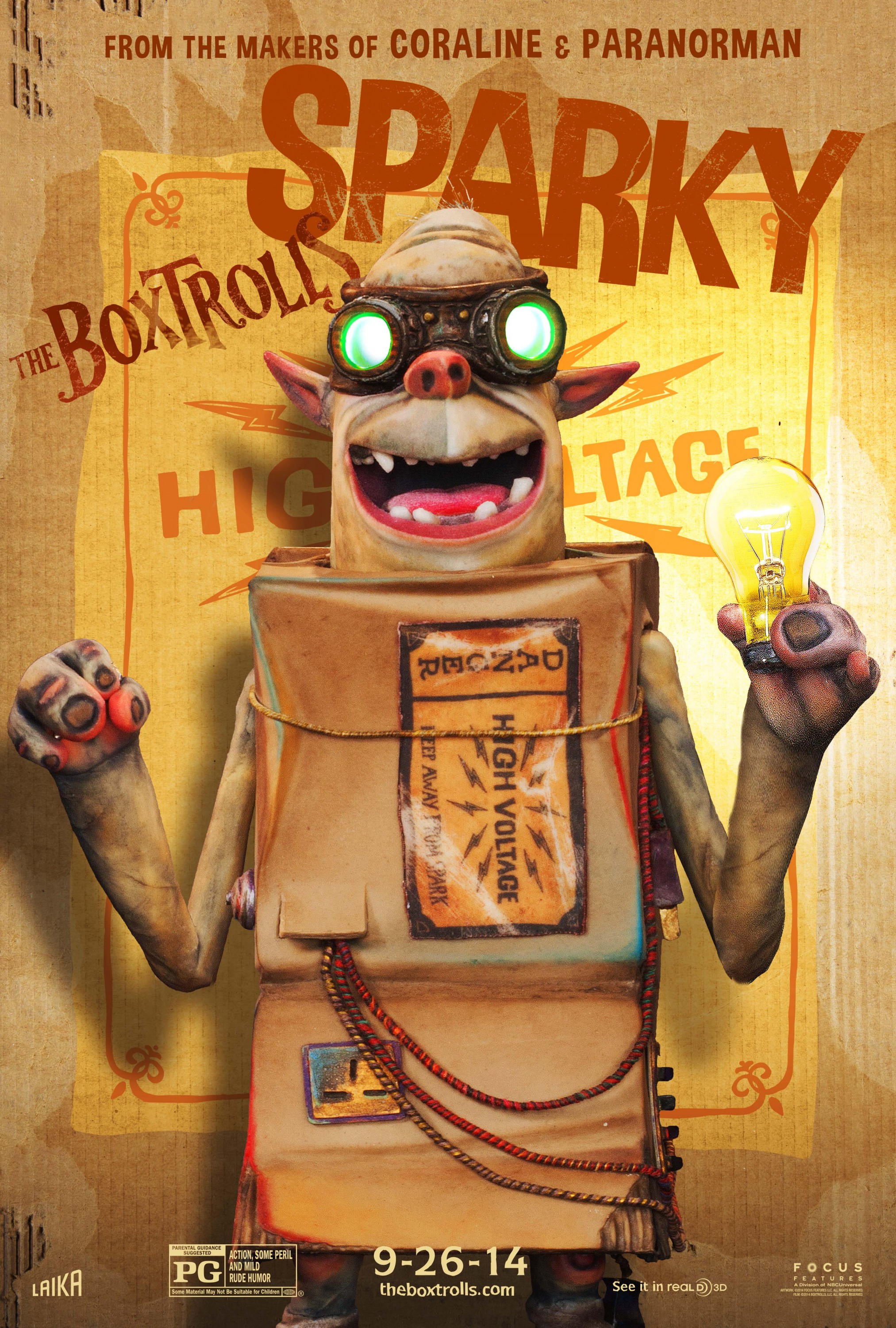 Mega Sized Movie Poster Image for The Boxtrolls (#12 of 16)