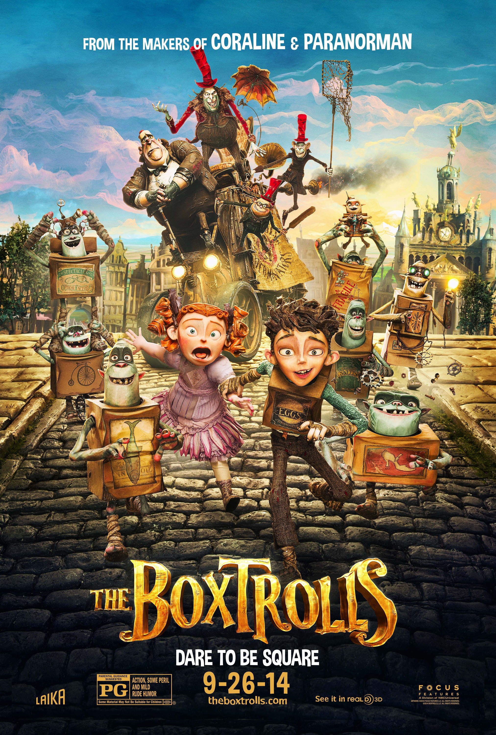Mega Sized Movie Poster Image for The Boxtrolls (#13 of 16)