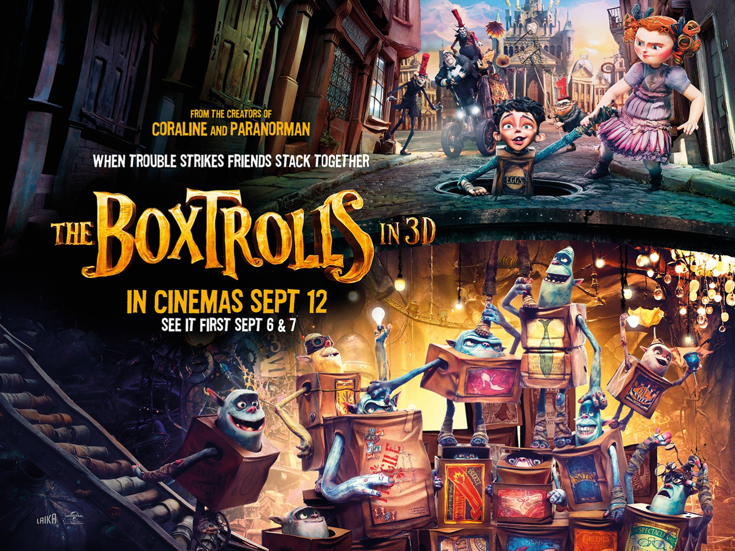 Extra Large Movie Poster Image for The Boxtrolls (#16 of 16)