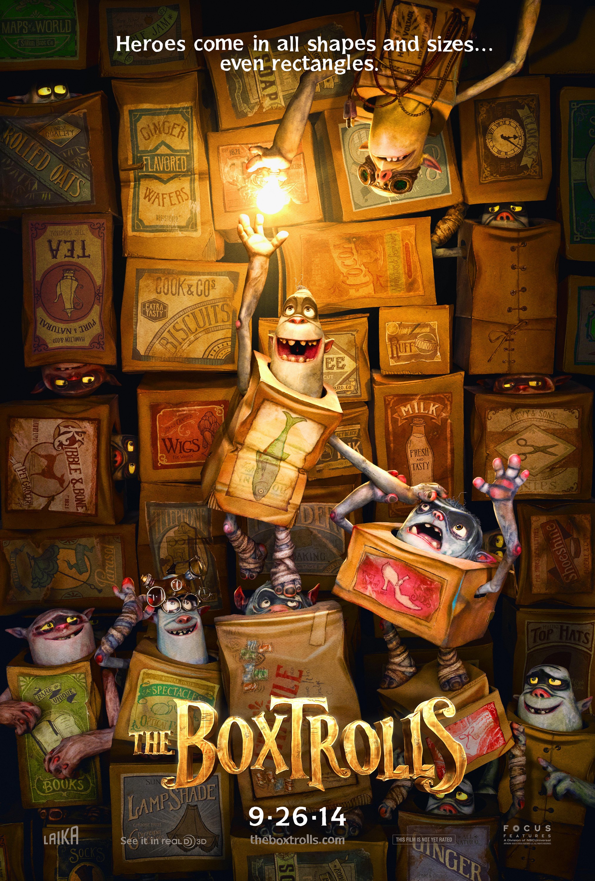 The Boxtrolls (1 of 16) Mega Sized Movie Poster Image IMP Awards