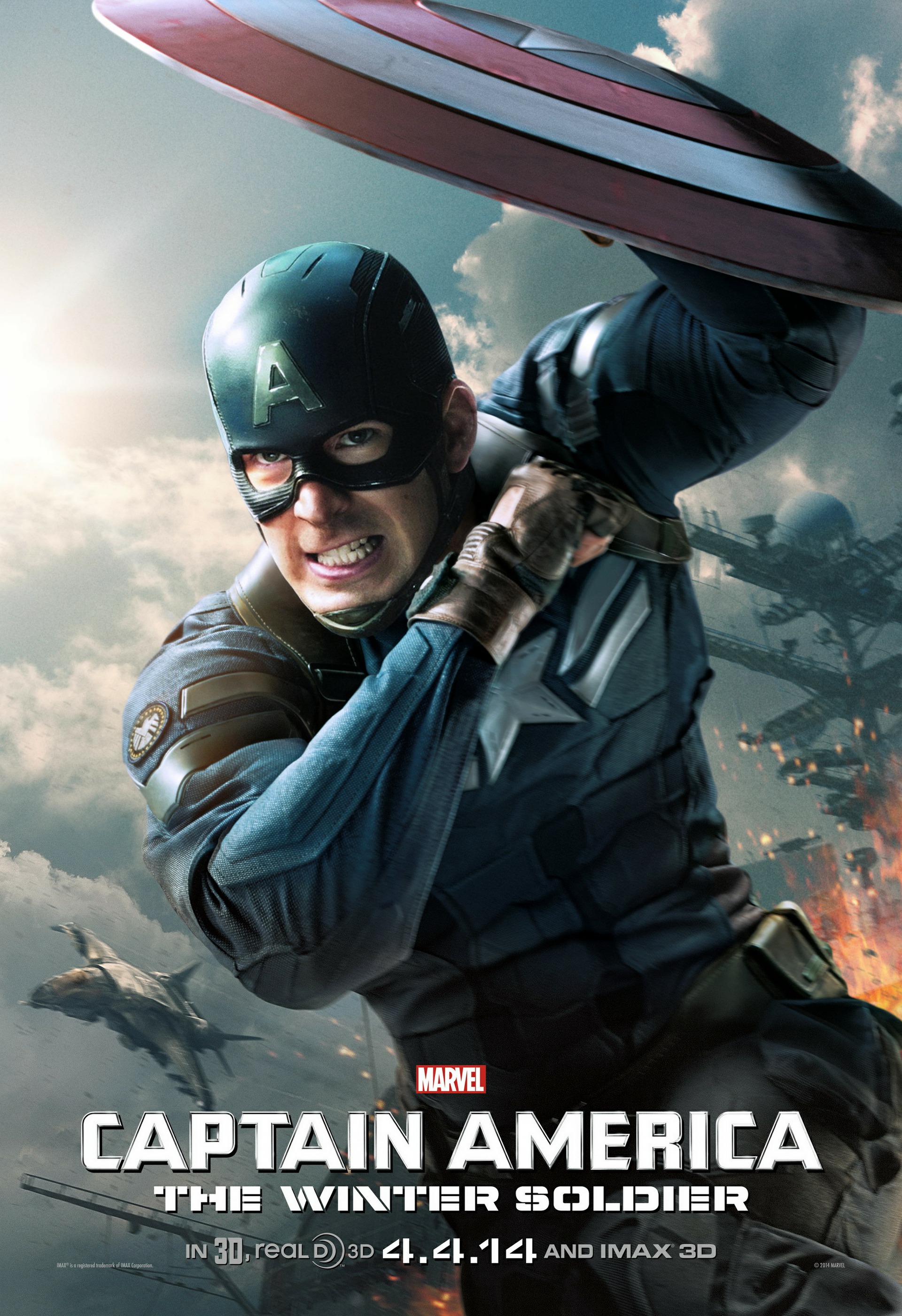 Mega Sized Movie Poster Image for Captain America: The Winter Soldier (#12 of 21)