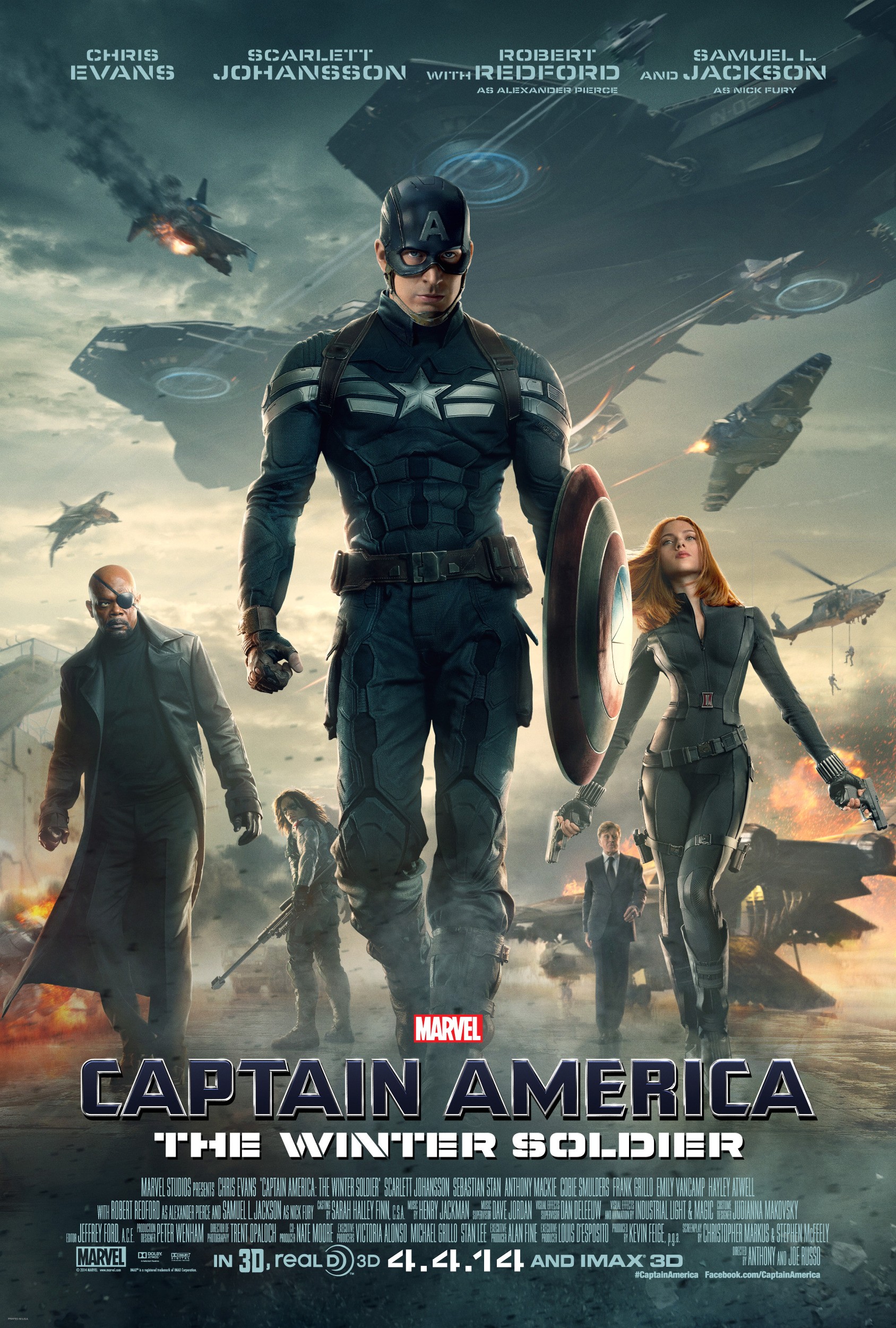 Mega Sized Movie Poster Image for Captain America: The Winter Soldier (#7 of 21)