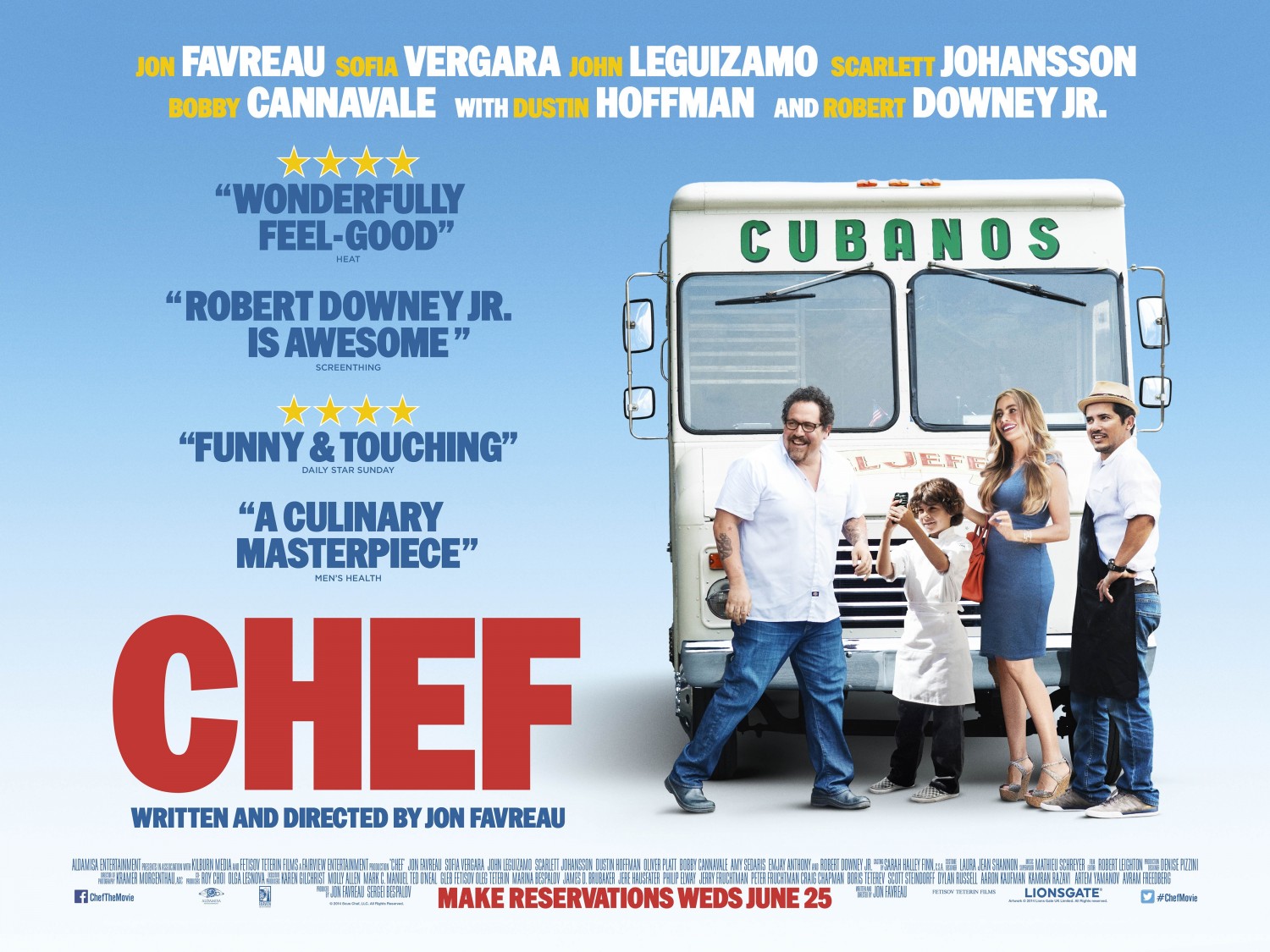 chef movie, poster