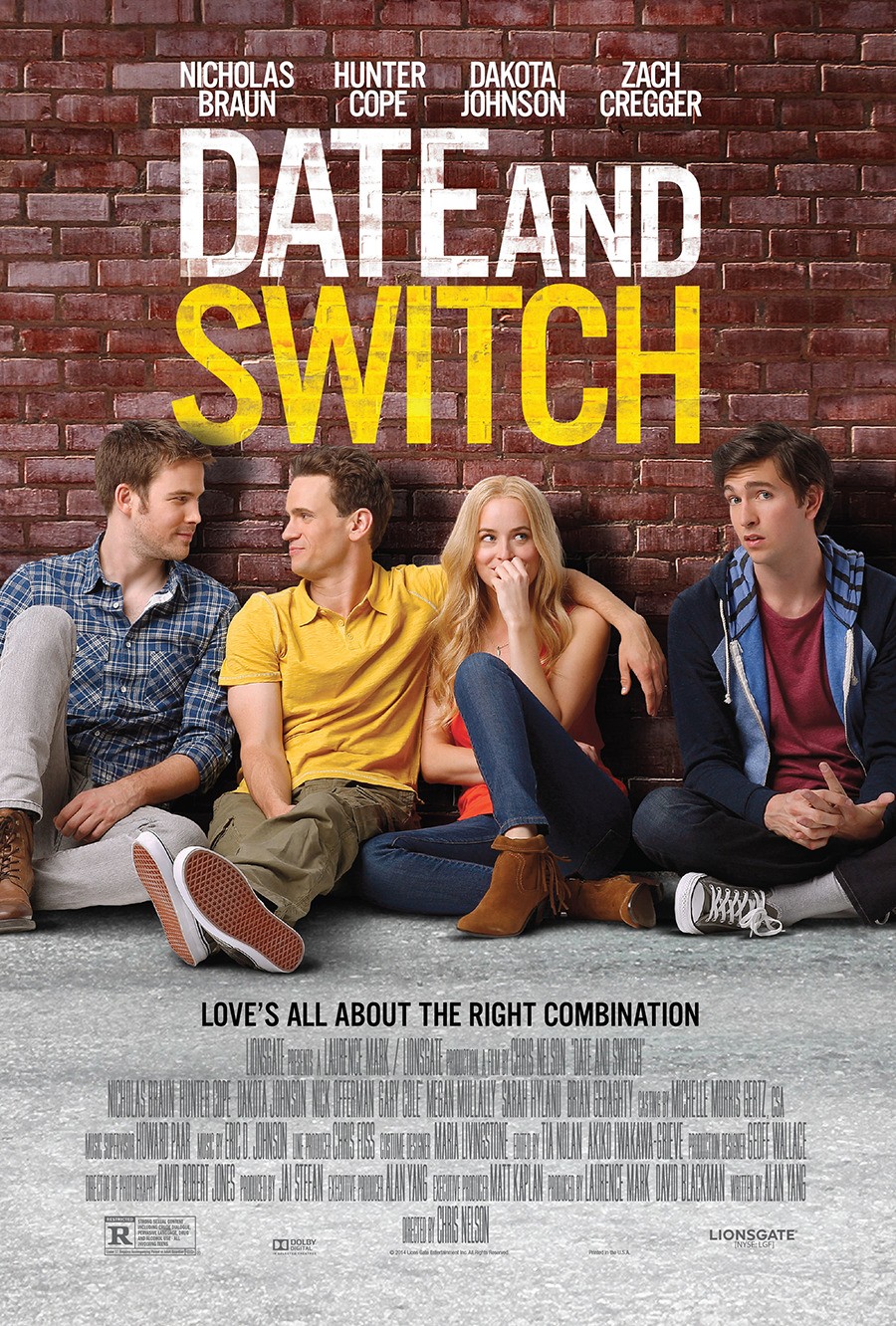 Extra Large Movie Poster Image for Date and Switch 