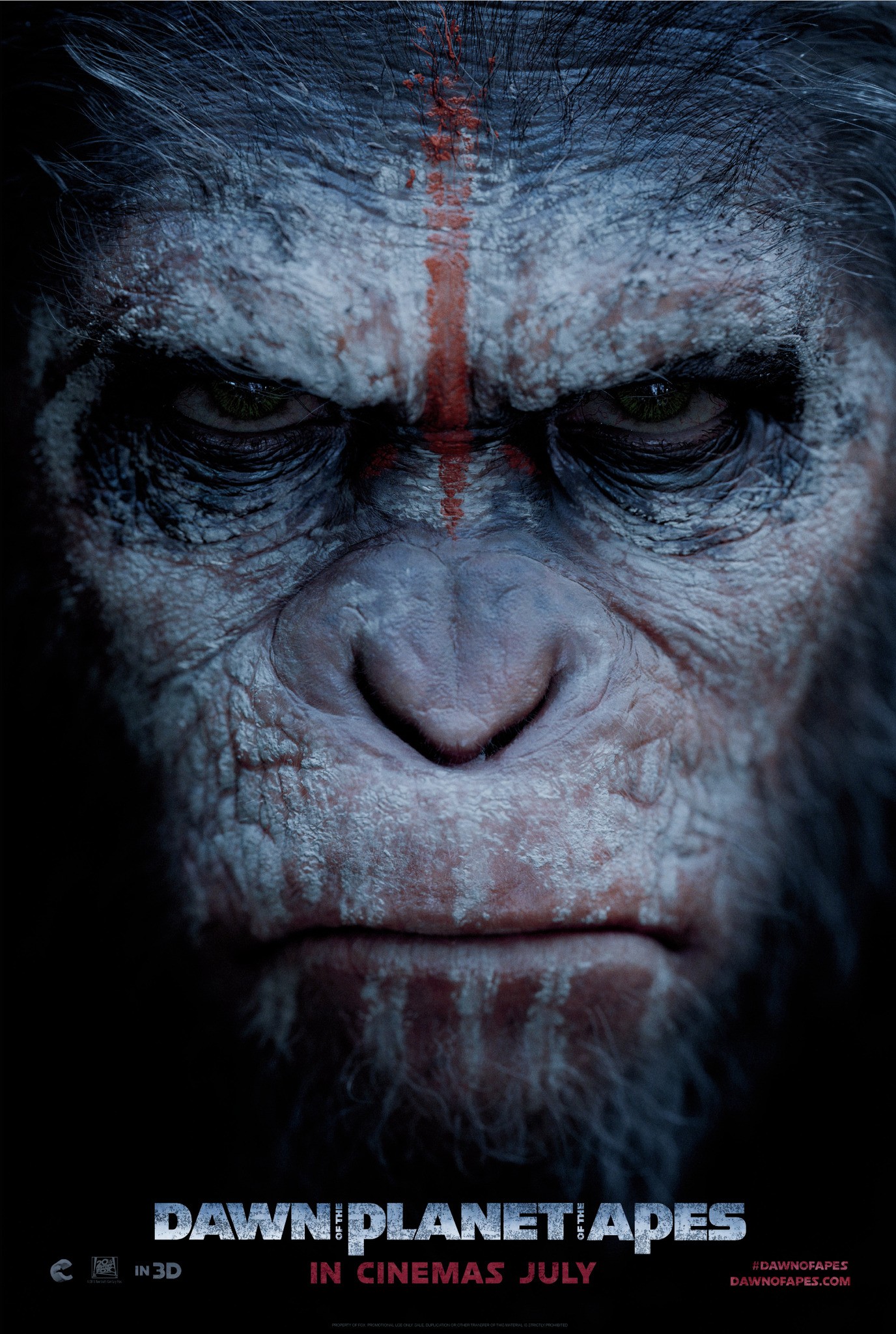 Mega Sized Movie Poster Image for Dawn of the Planet of the Apes (#1 of 9)