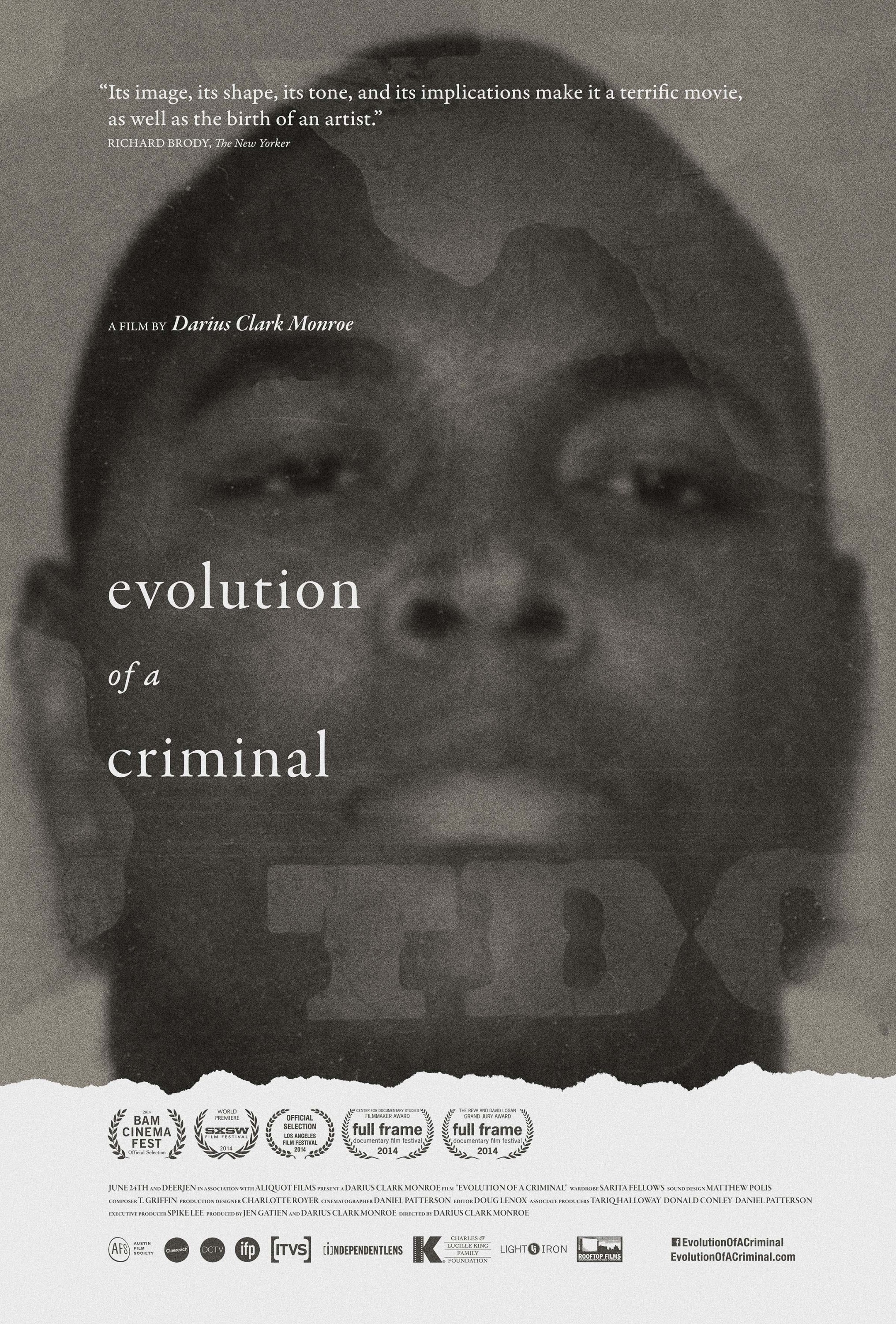Mega Sized Movie Poster Image for Evolution of a Criminal 