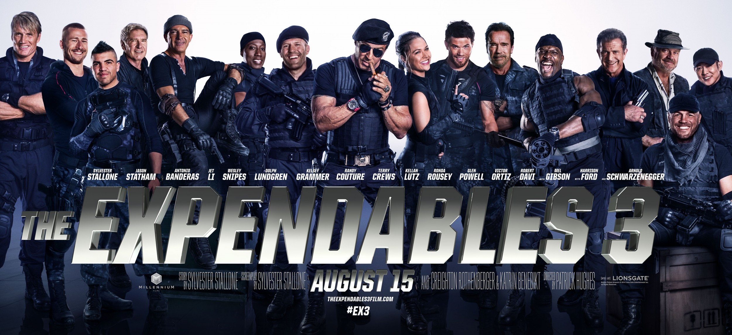 Mega Sized Movie Poster Image for The Expendables 3 (#17 of 39)