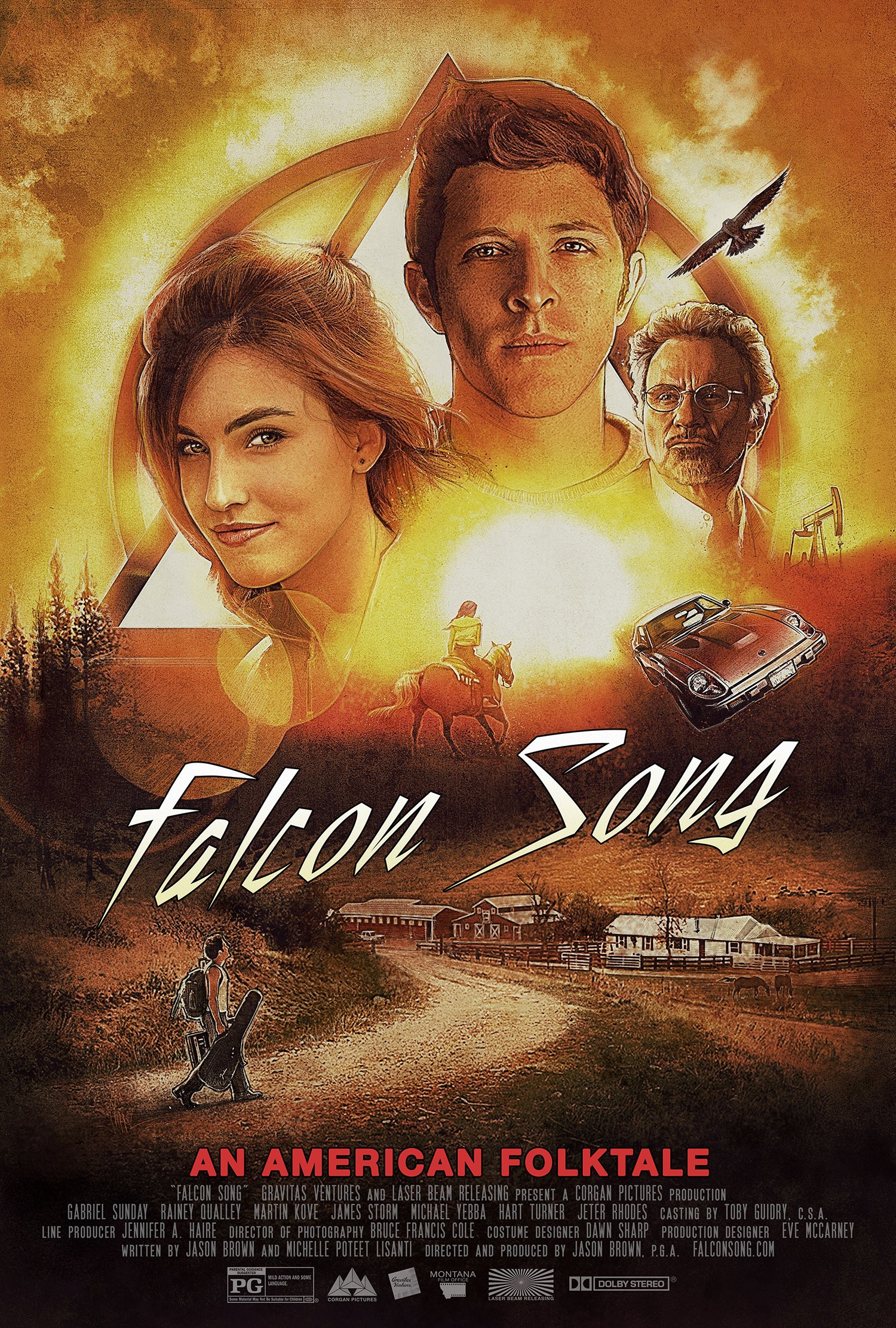 Mega Sized Movie Poster Image for Falcon Song 