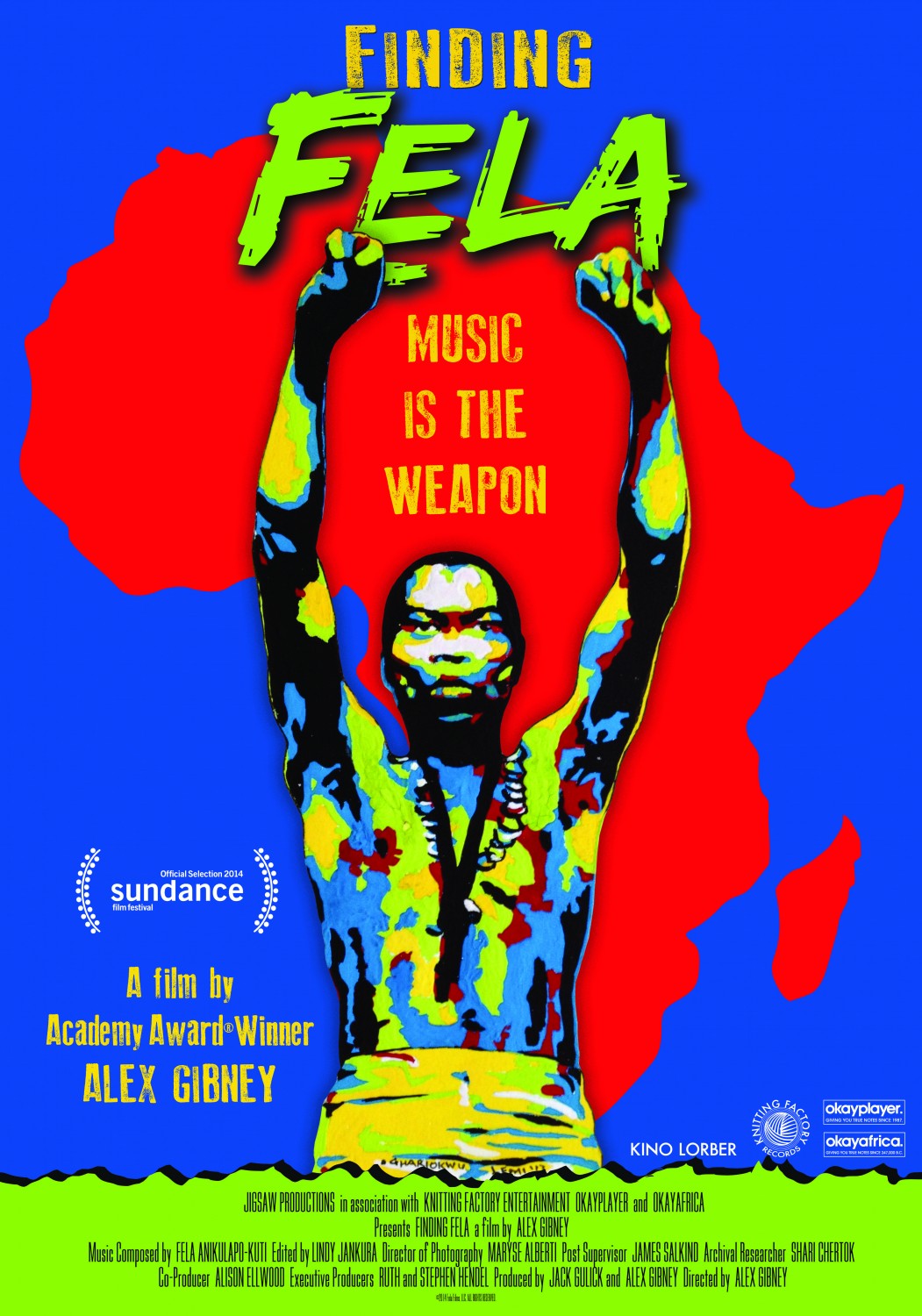 Extra Large Movie Poster Image for Finding Fela! 