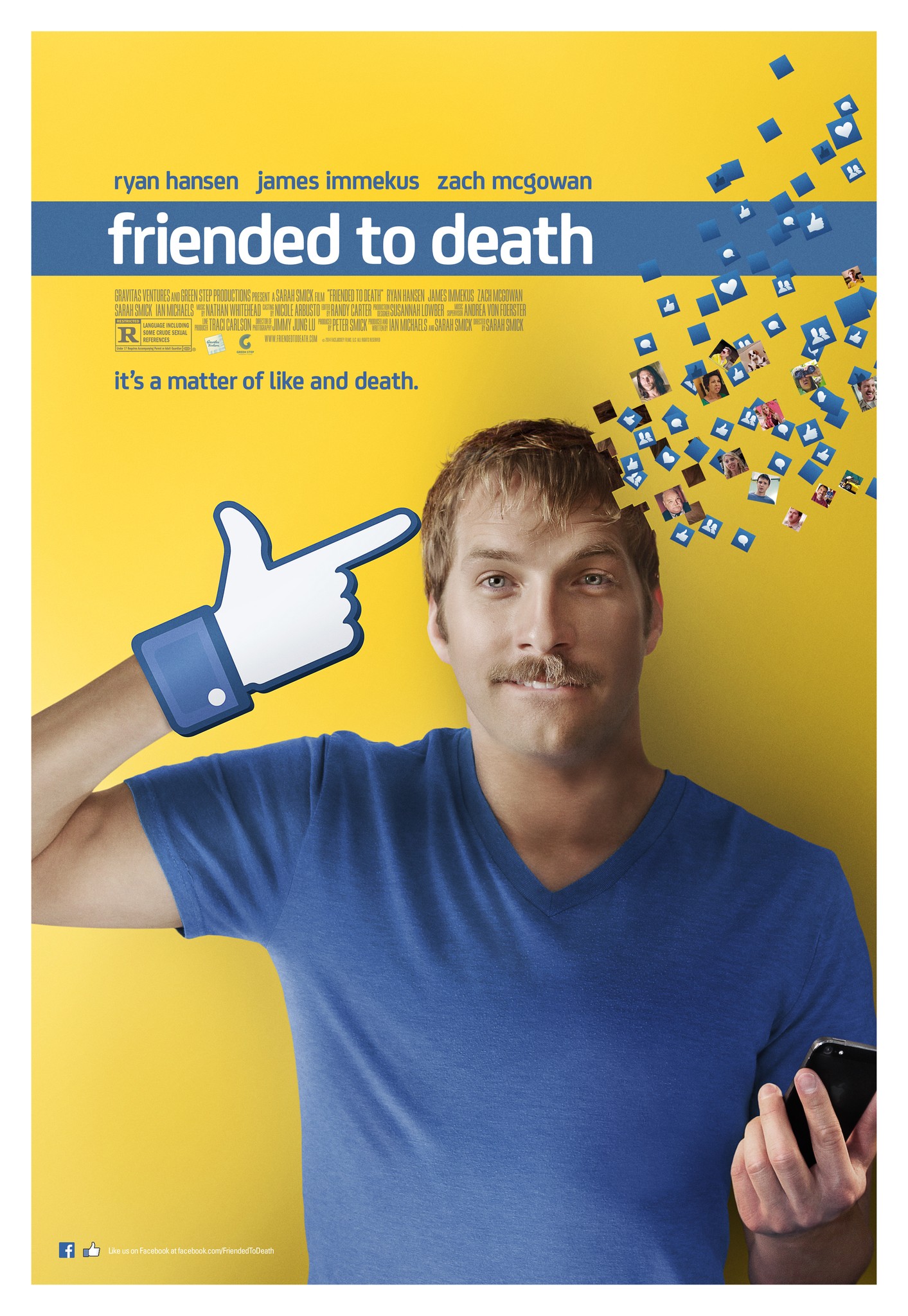 Mega Sized Movie Poster Image for Friended to Death (#2 of 2)