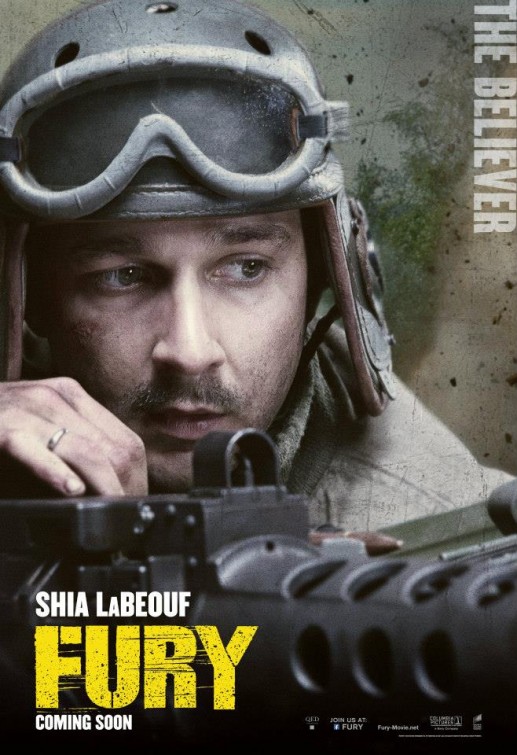 thumbnail image 2 of Fury (2014) Movie Poster – Various Sizes (A5, A4, A3, A2, A1) 2 of 6