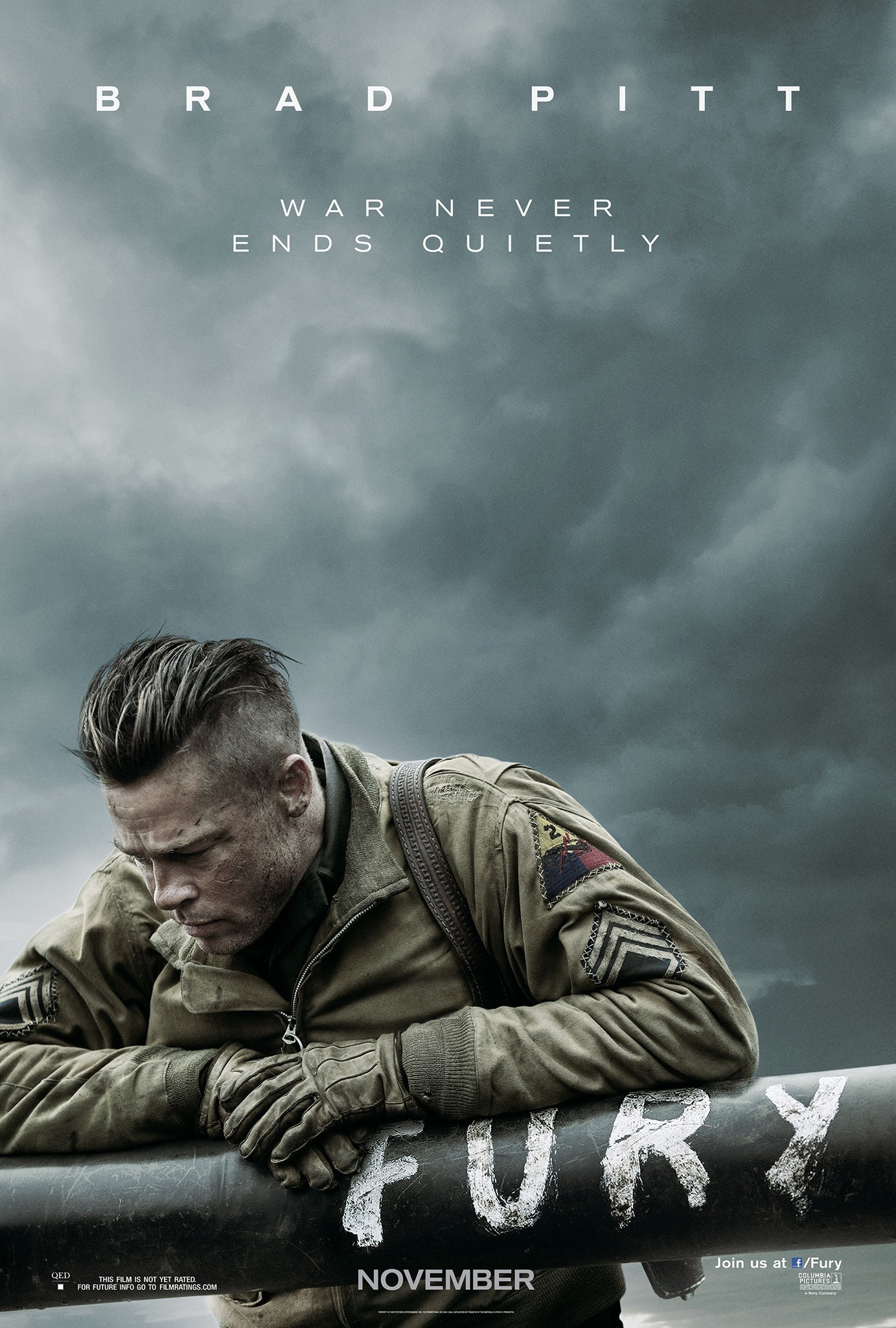 Mega Sized Movie Poster Image for Fury (#1 of 13)