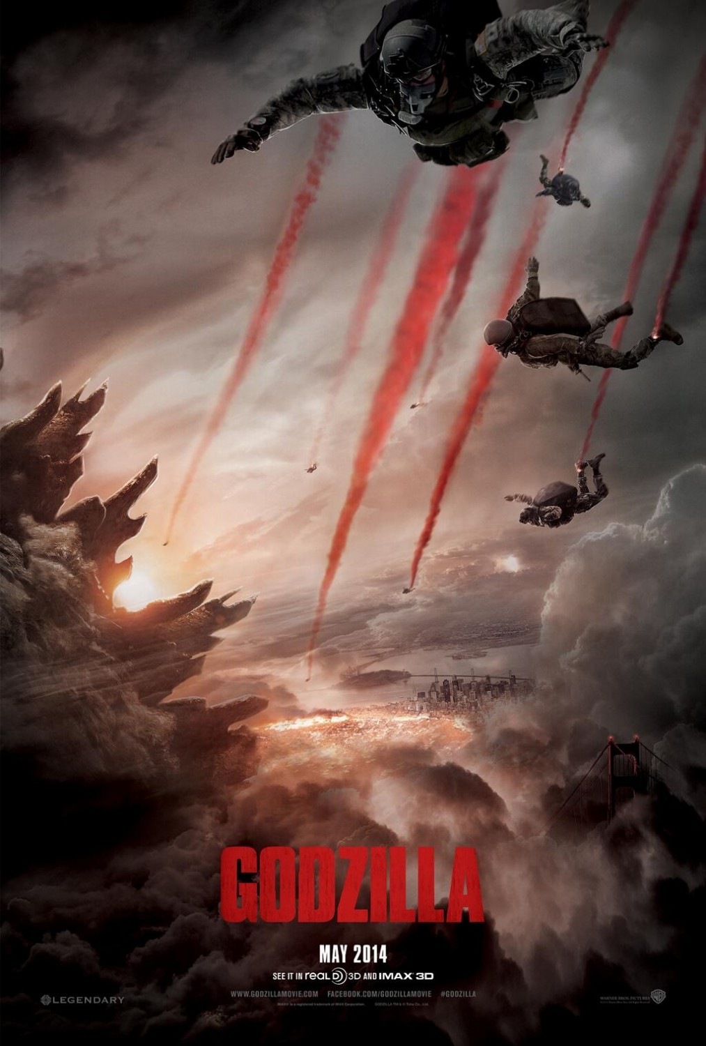 Extra Large Movie Poster Image for Godzilla (#3 of 22)
