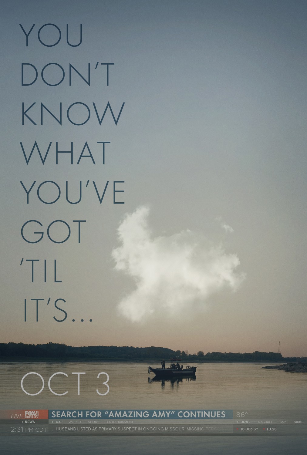 Extra Large Movie Poster Image for Gone Girl (#1 of 4)