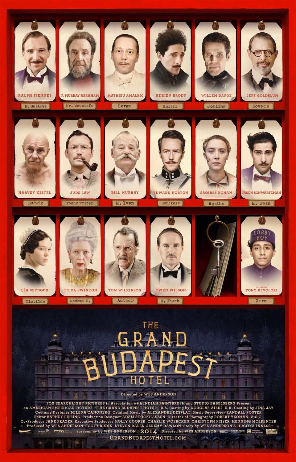 Extra Large Movie Poster Image for The Grand Budapest Hotel (#2 of 17)
