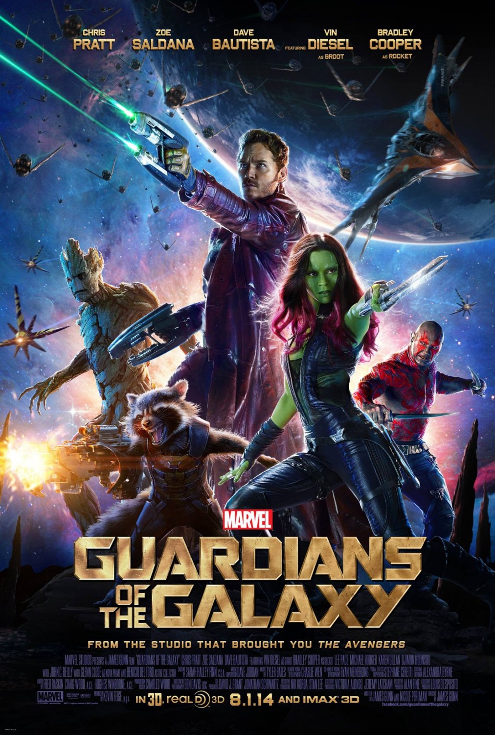 Extra Large Movie Poster Image for Guardians of the Galaxy (#2 of 23)