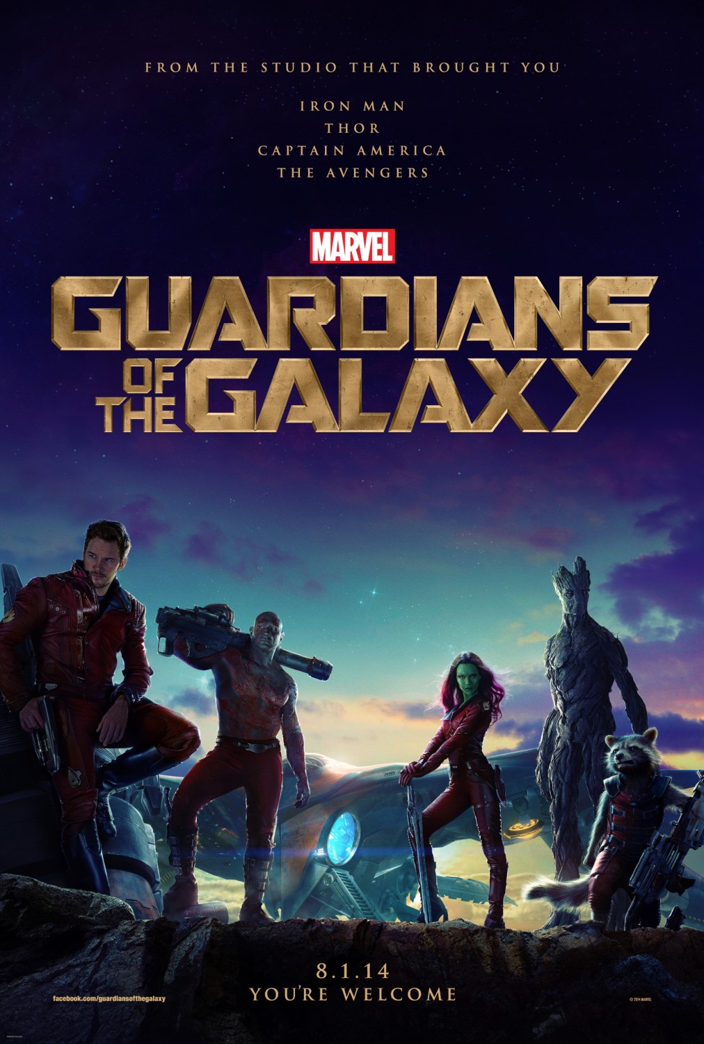 Guardians Of The Galaxy Movie Poster 2022