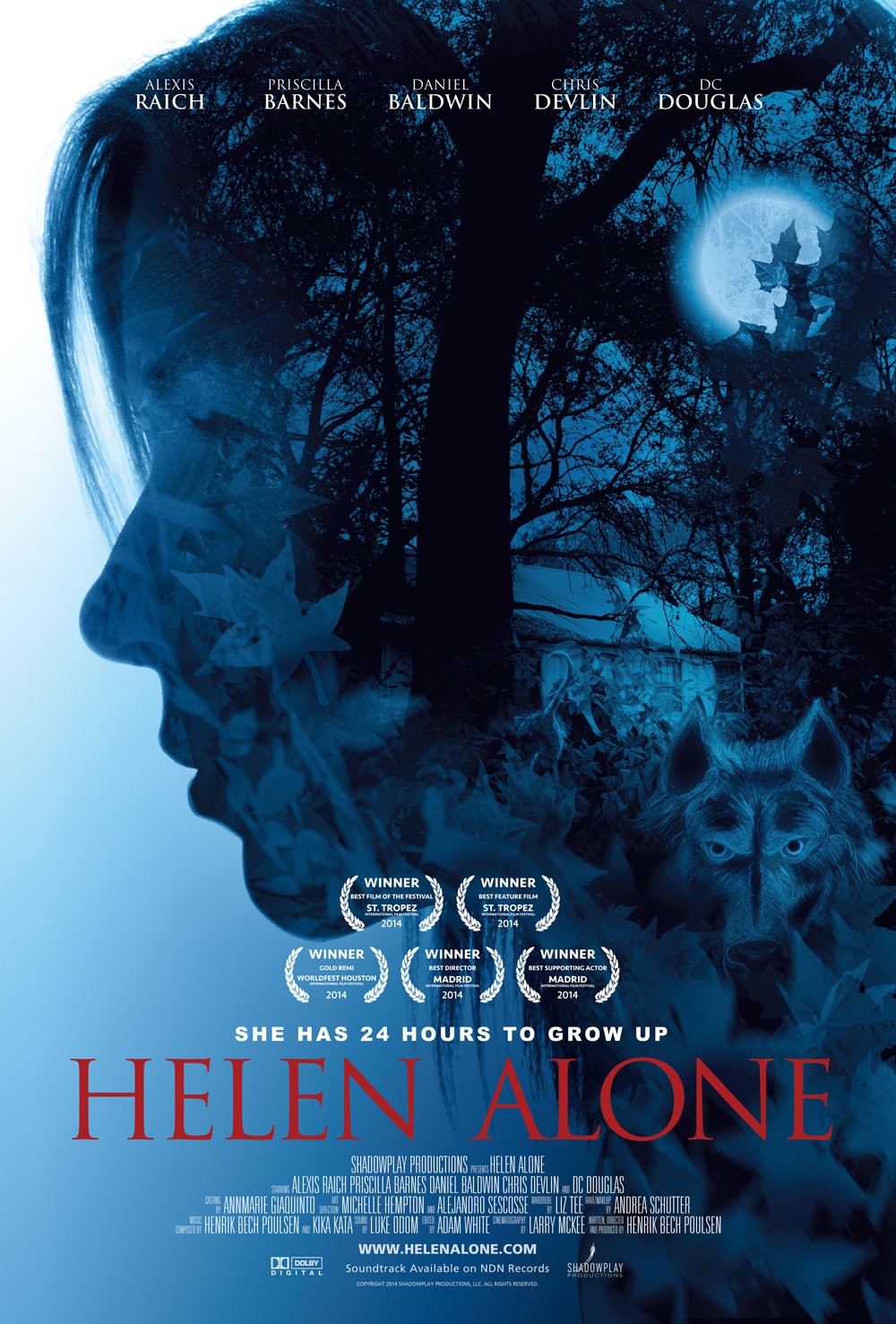 Extra Large Movie Poster Image for Helen Alone 