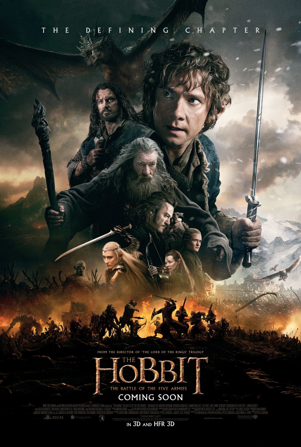 Extra Large Movie Poster Image for The Hobbit: The Battle of the Five Armies (#21 of 28)