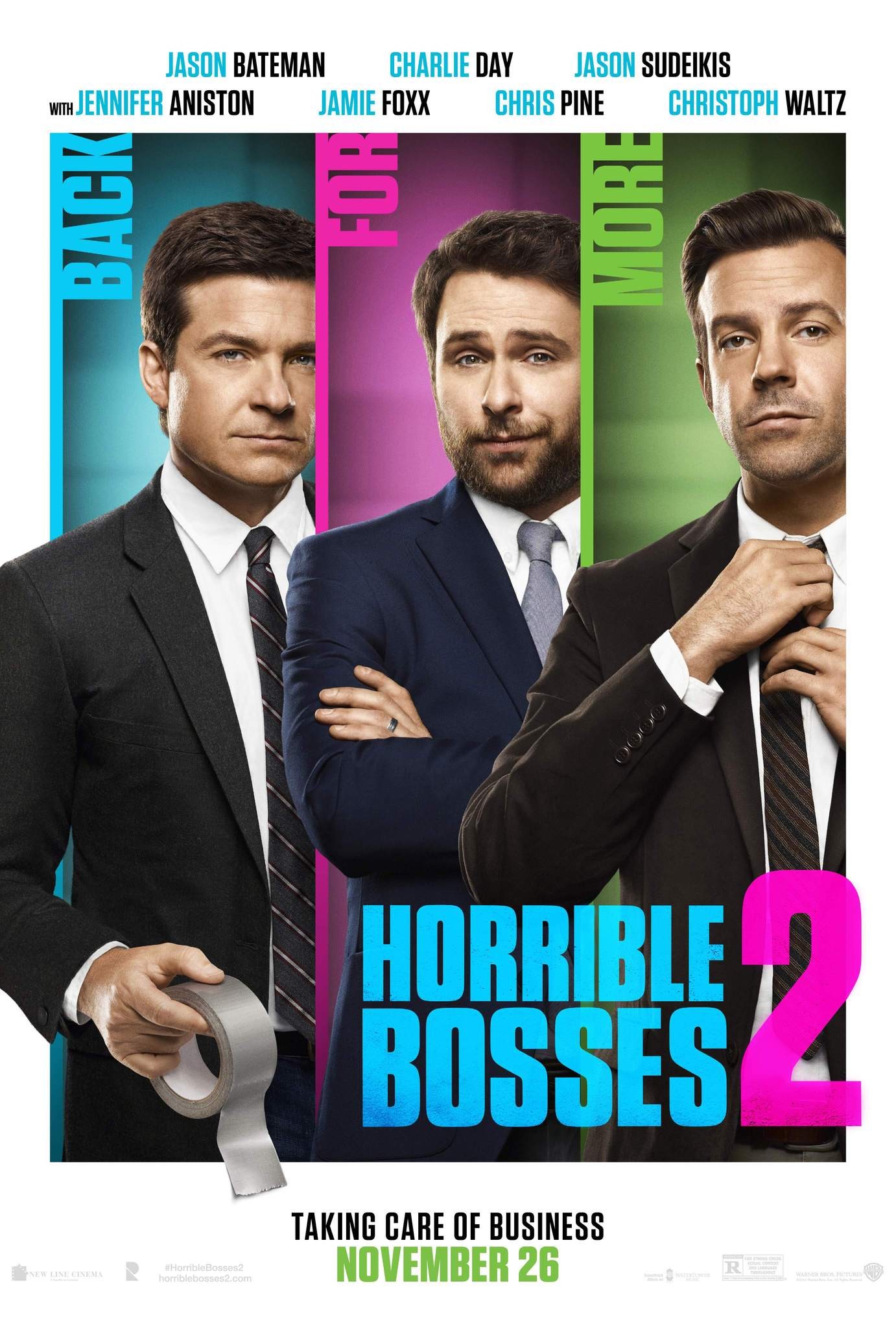 Mega Sized Movie Poster Image for Horrible Bosses 2 (#1 of 7)