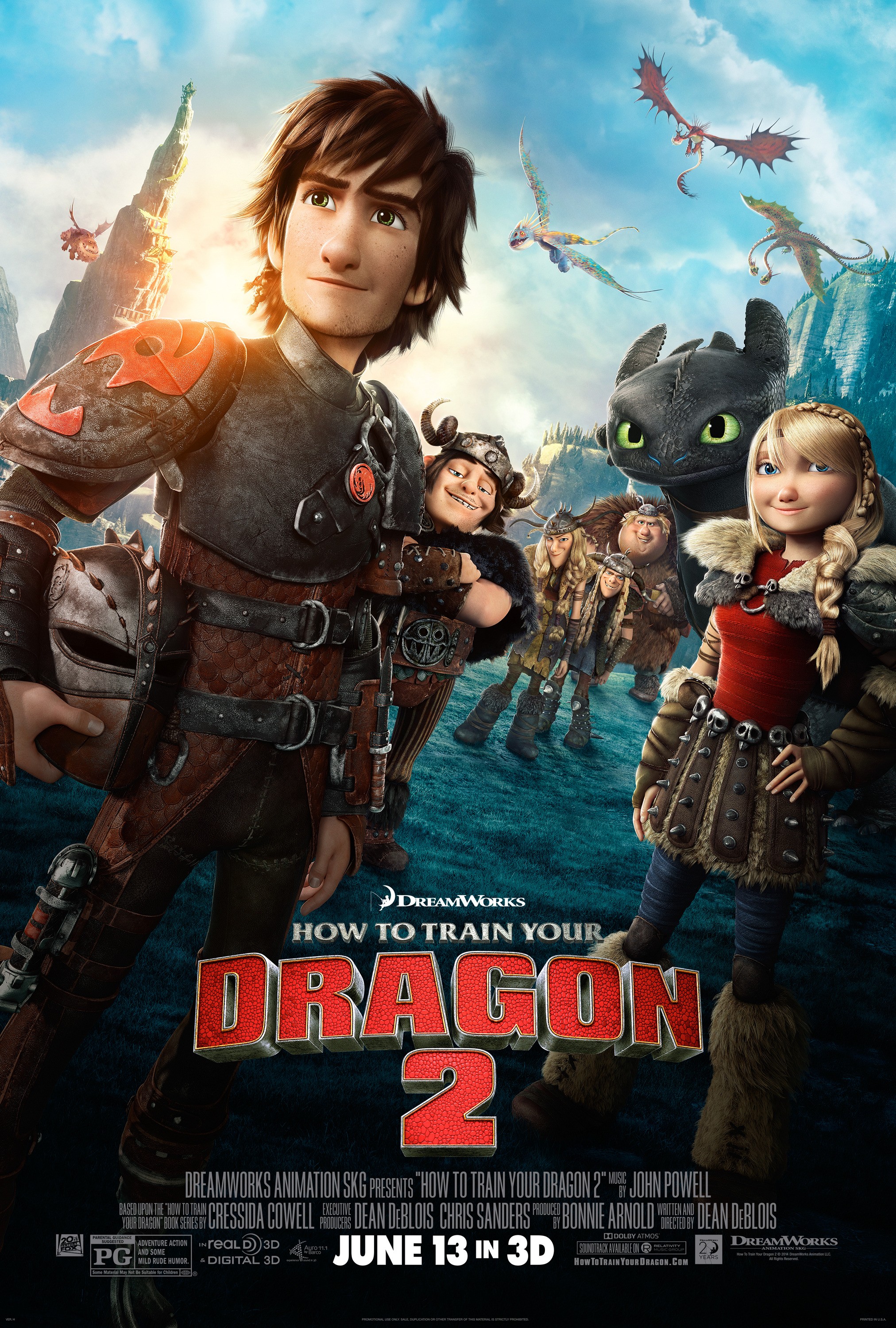 Mega Sized Movie Poster Image for How to Train Your Dragon 2 (#7 of 15)