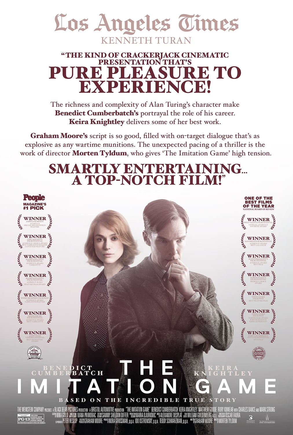 The Imitation Game (#5 of 9): Extra Large Movie Poster ...