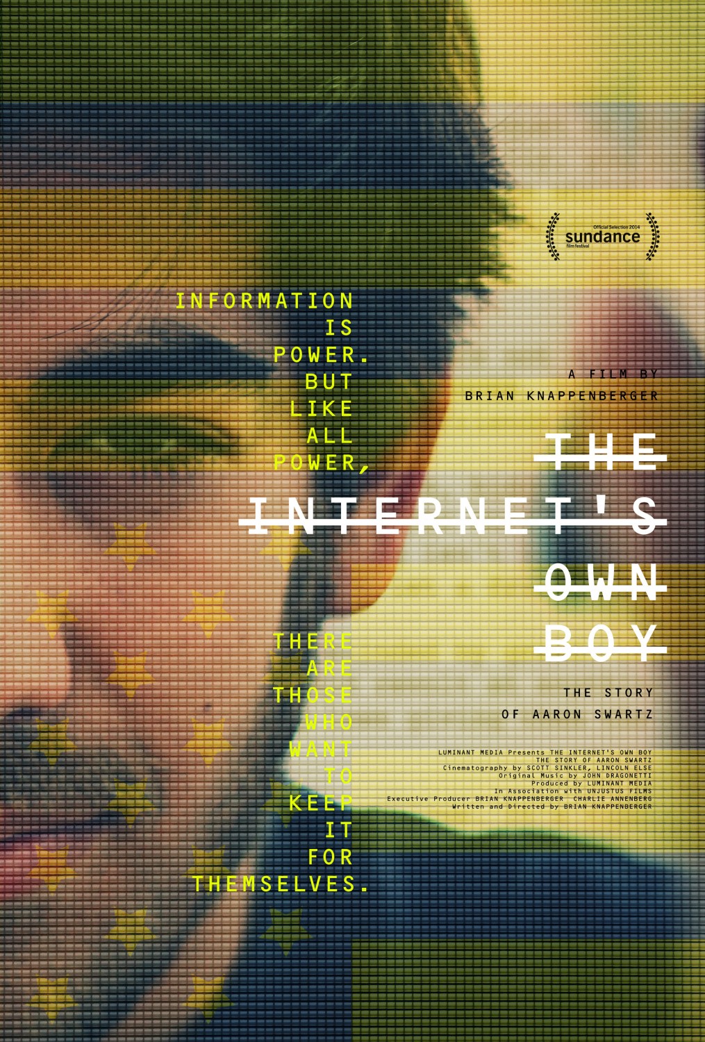 Extra Large Movie Poster Image for The Internet's Own Boy: The Story of Aaron Swartz (#1 of 3)