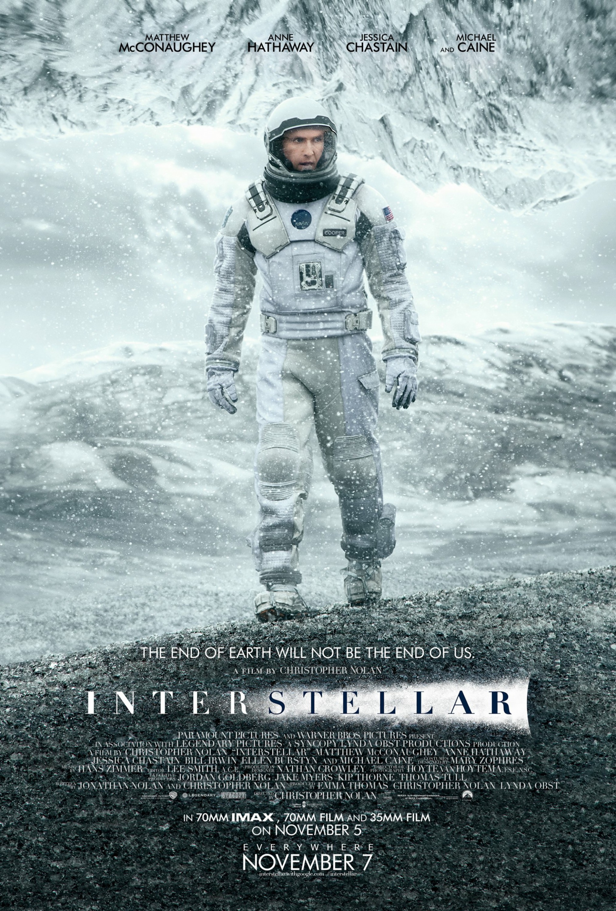 Mega Sized Movie Poster Image for Interstellar (#2 of 10)