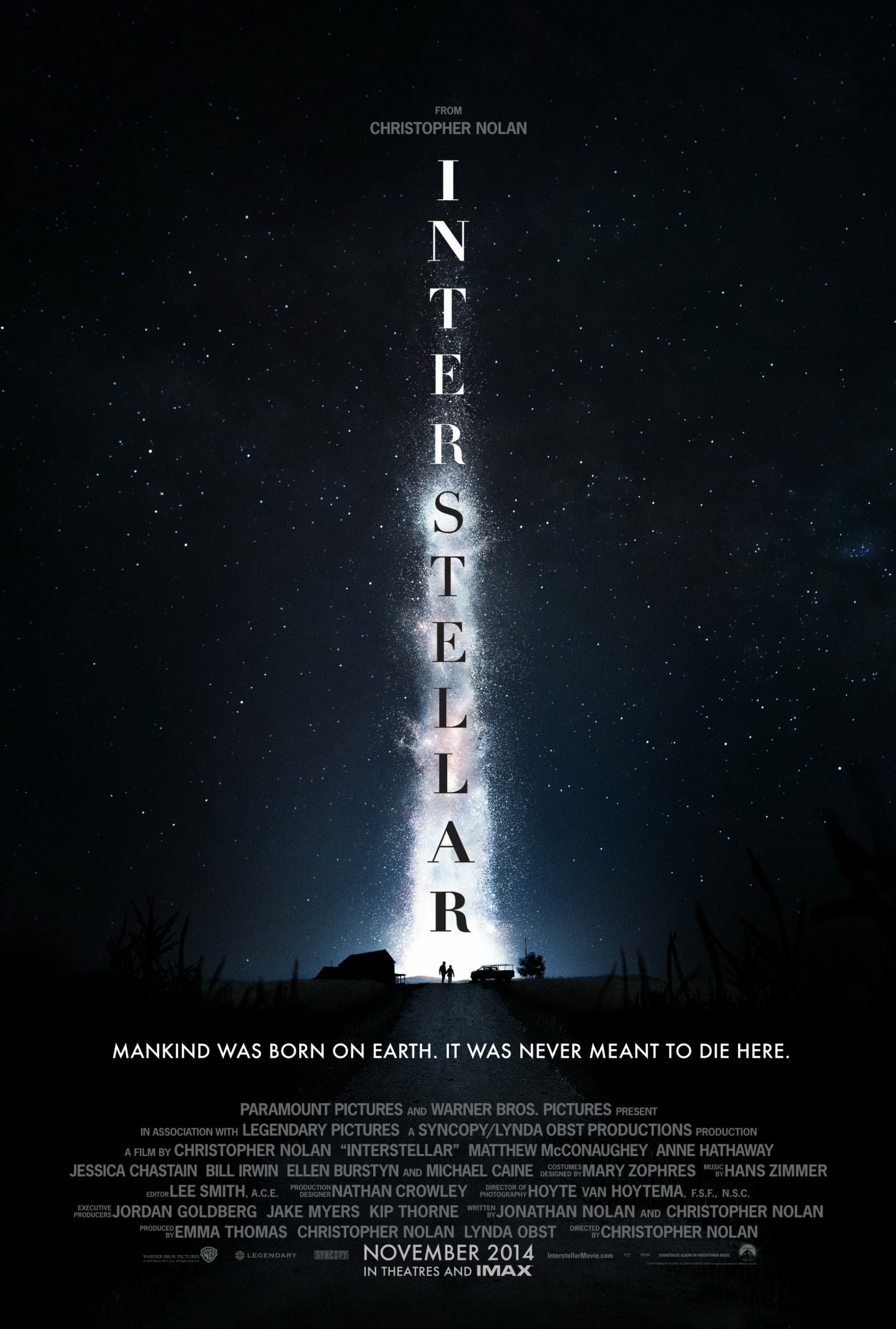 Mega Sized Movie Poster Image for Interstellar (#1 of 10)