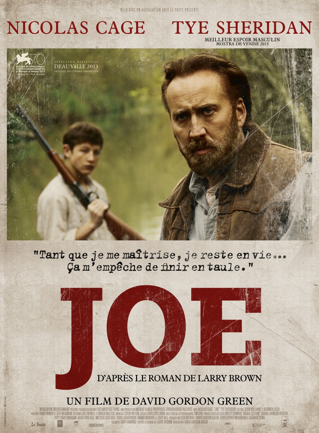 Extra Large Movie Poster Image for Joe (#1 of 3)