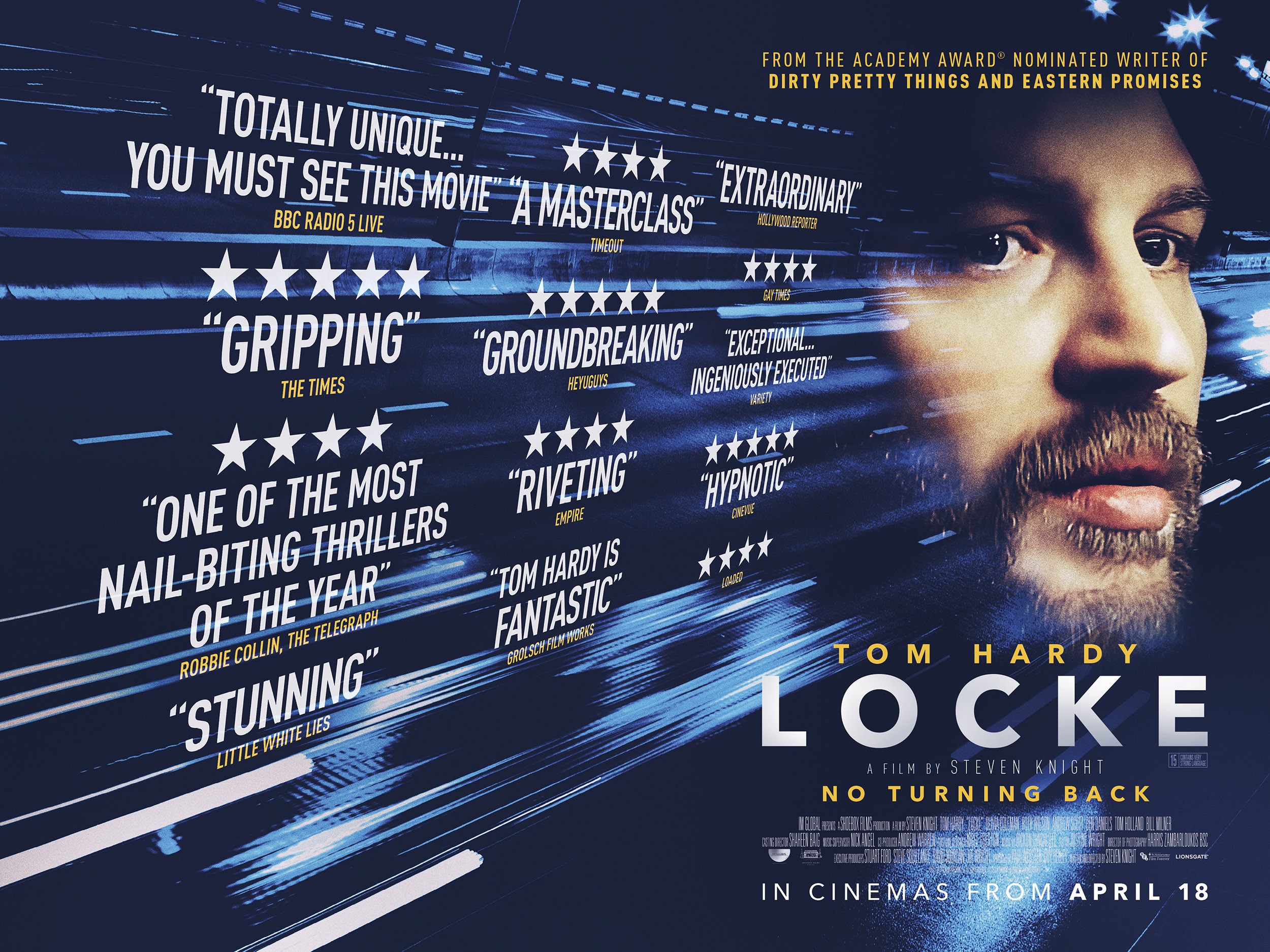 Mega Sized Movie Poster Image for Locke (#4 of 5)