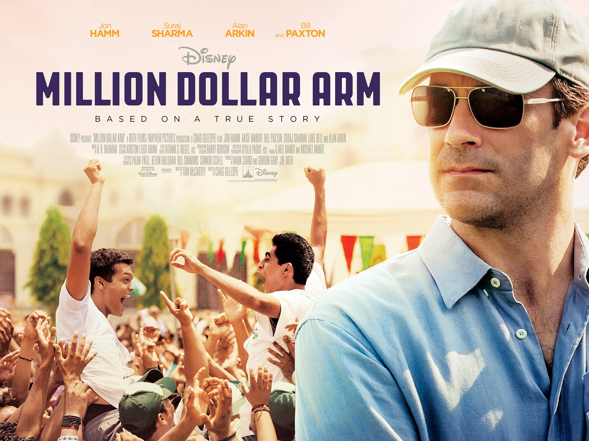 Mega Sized Movie Poster Image for Million Dollar Arm (#4 of 4)