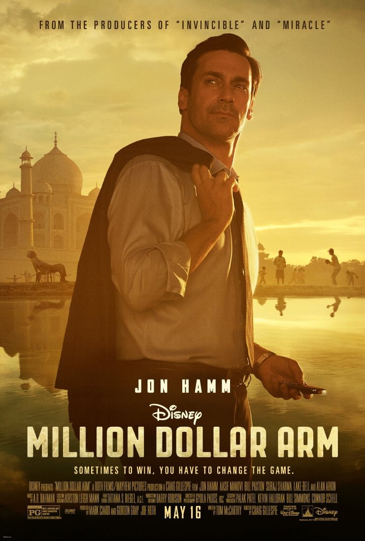 Extra Large Movie Poster Image for Million Dollar Arm (#1 of 4)