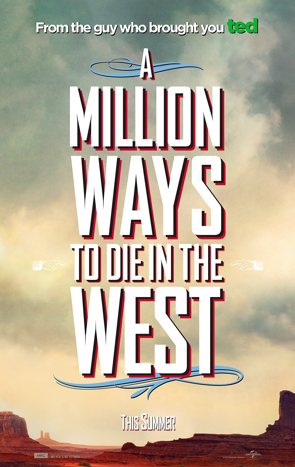 Extra Large Movie Poster Image for A Million Ways to Die in the West (#1 of 12)