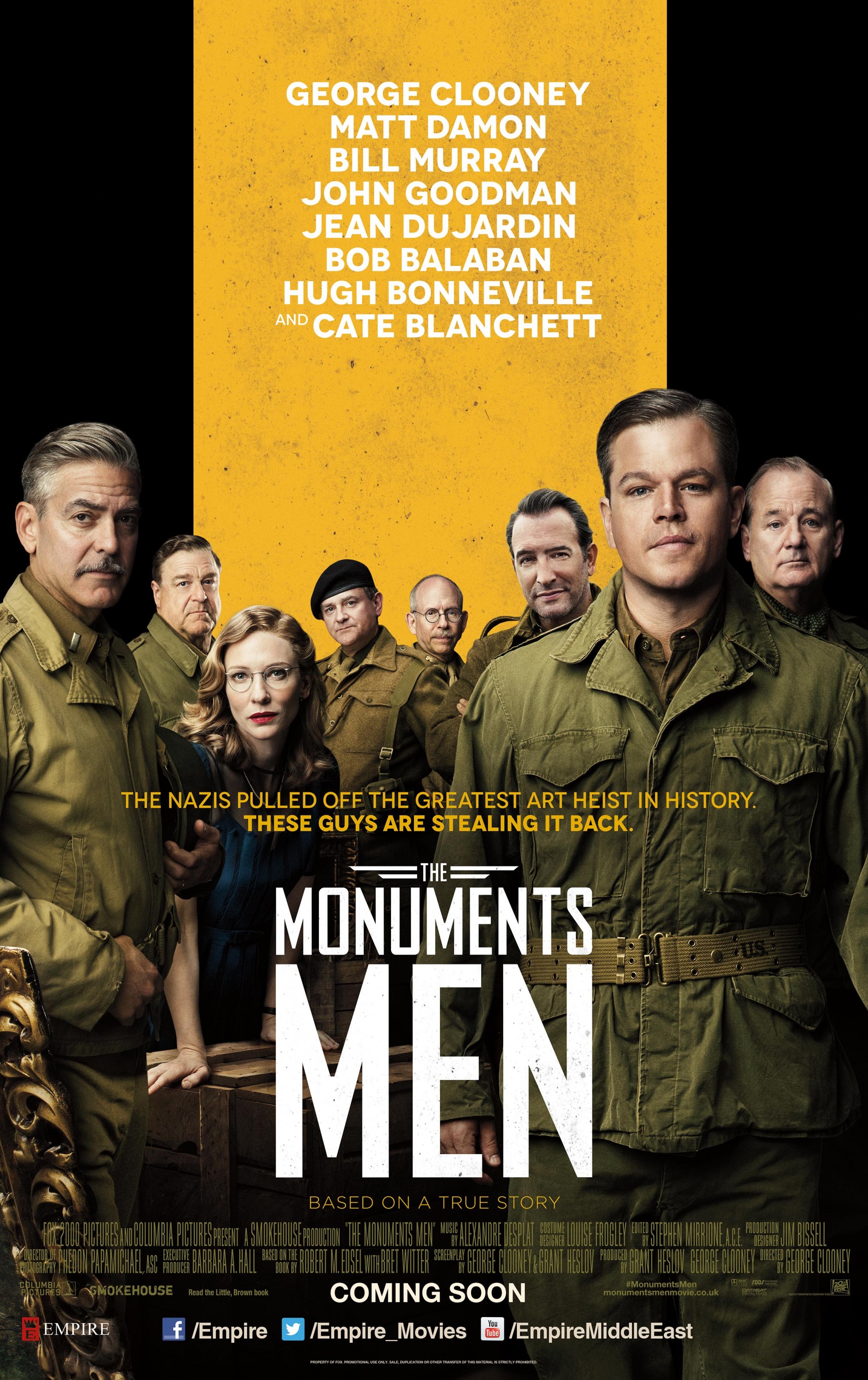 Mega Sized Movie Poster Image for The Monuments Men (#2 of 3)