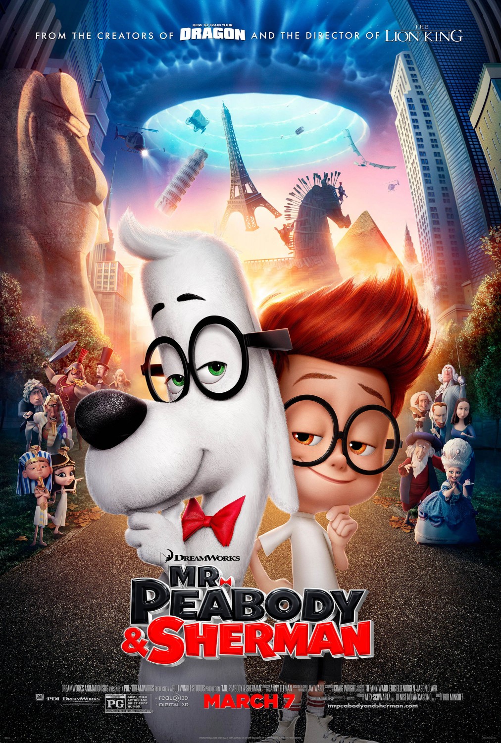 Extra Large Movie Poster Image for Mr. Peabody & Sherman (#16 of 22)