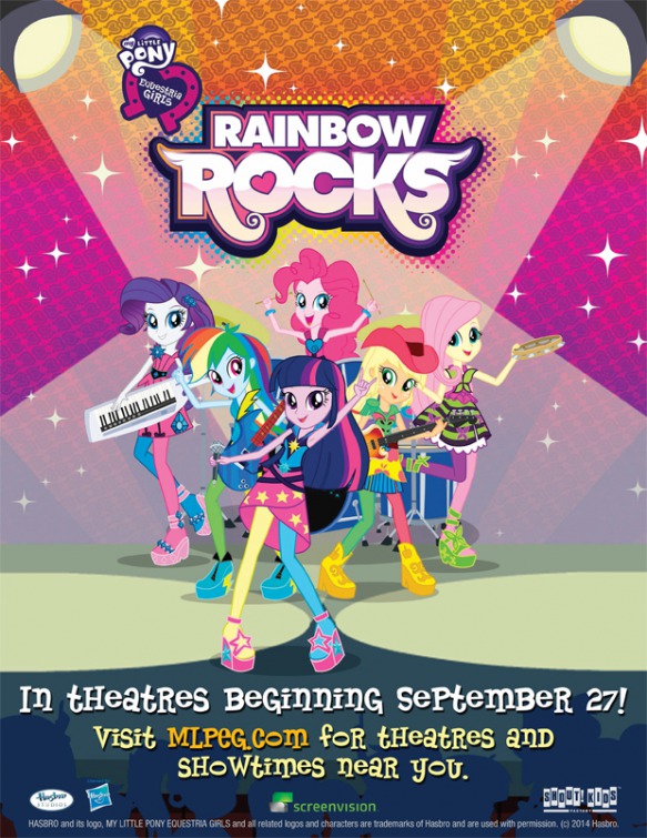 My Little Pony: Equestria Girls - Rainbow Rocks Movie Poster