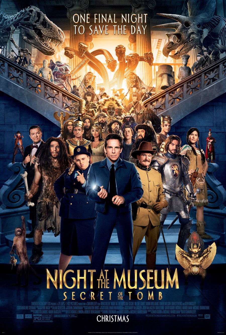 Extra Large Movie Poster Image for Night at the Museum: Secret of the Tomb (#3 of 21)