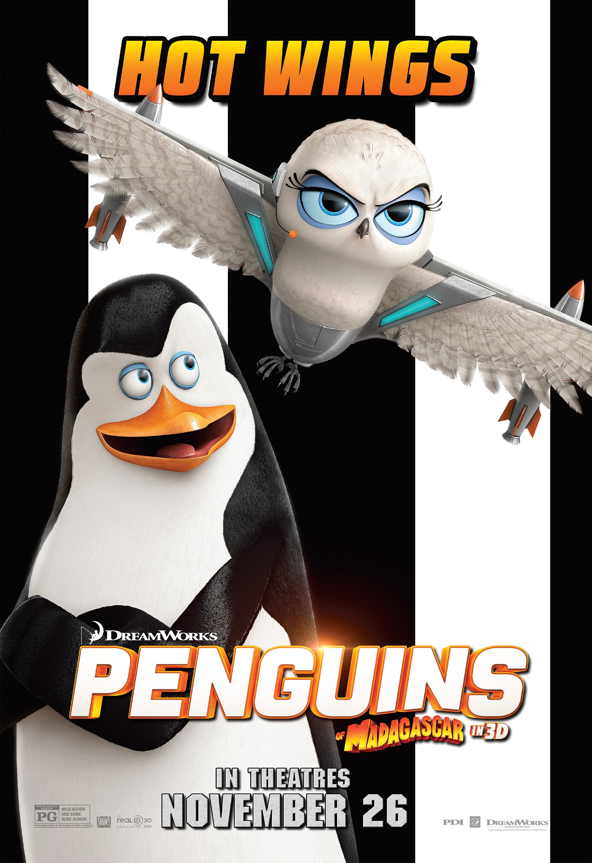 Mega Sized Movie Poster Image for Penguins of Madagascar (#5 of 9)