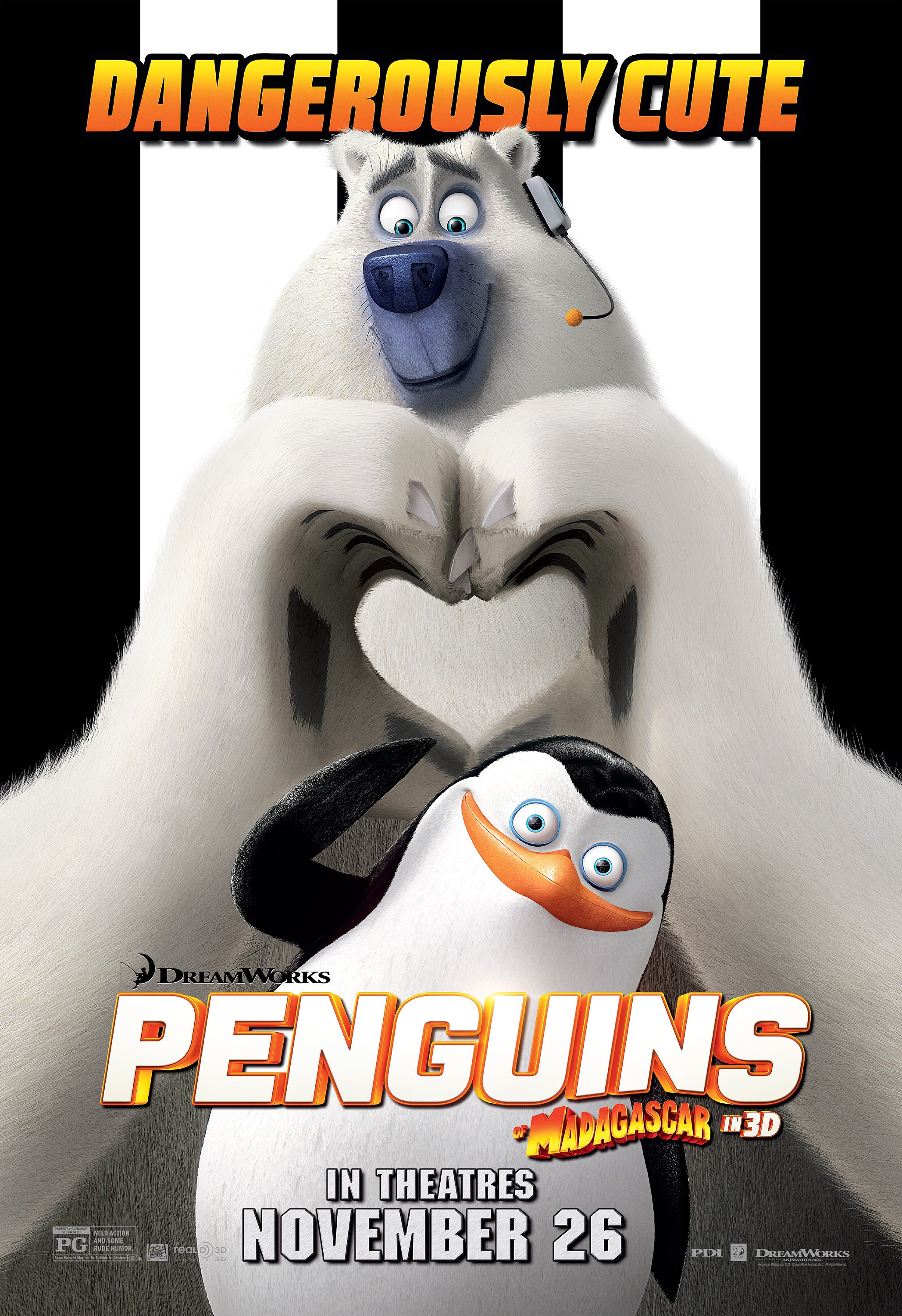 Mega Sized Movie Poster Image for Penguins of Madagascar (#6 of 9)