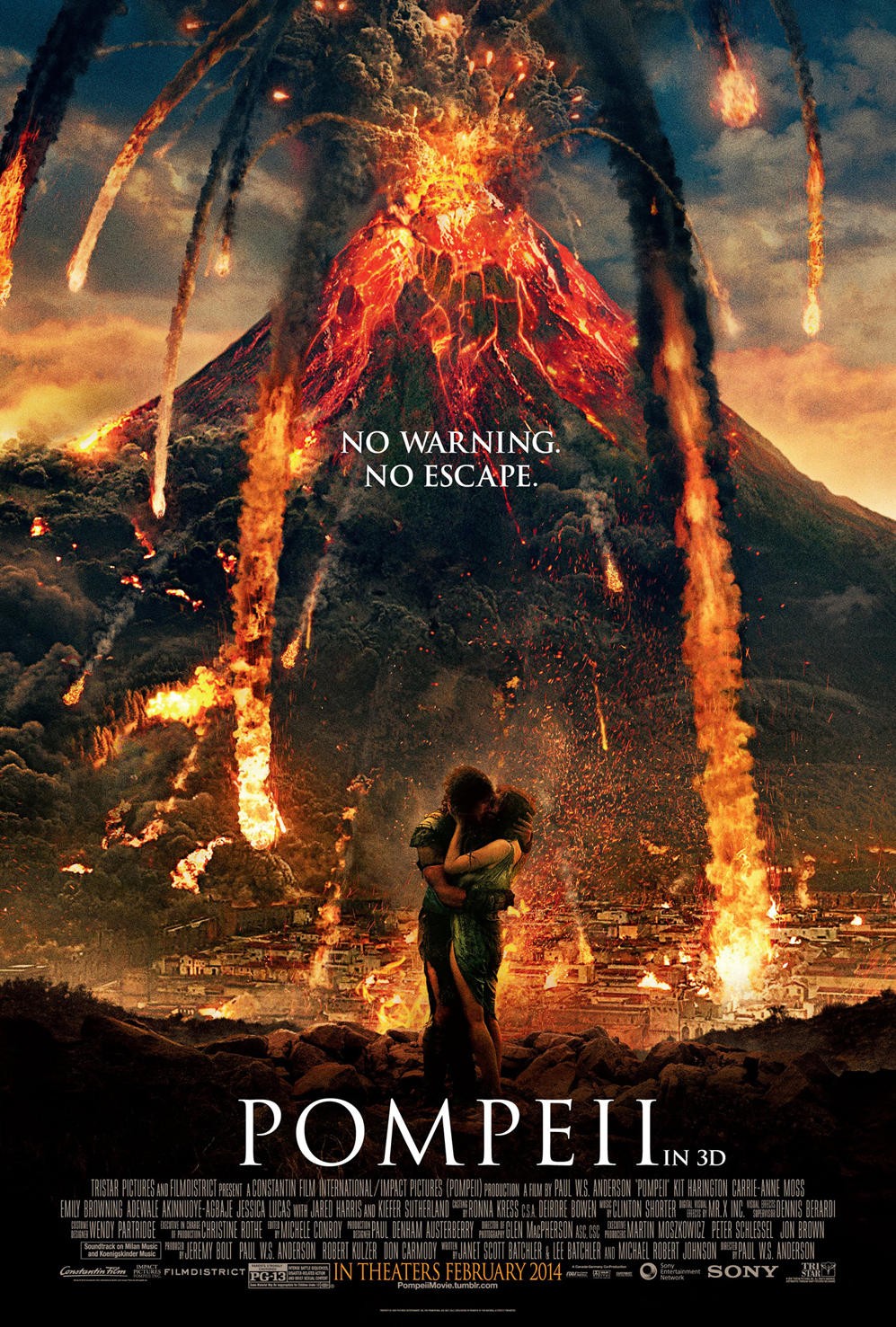 Extra Large Movie Poster Image for Pompeii (#1 of 6)