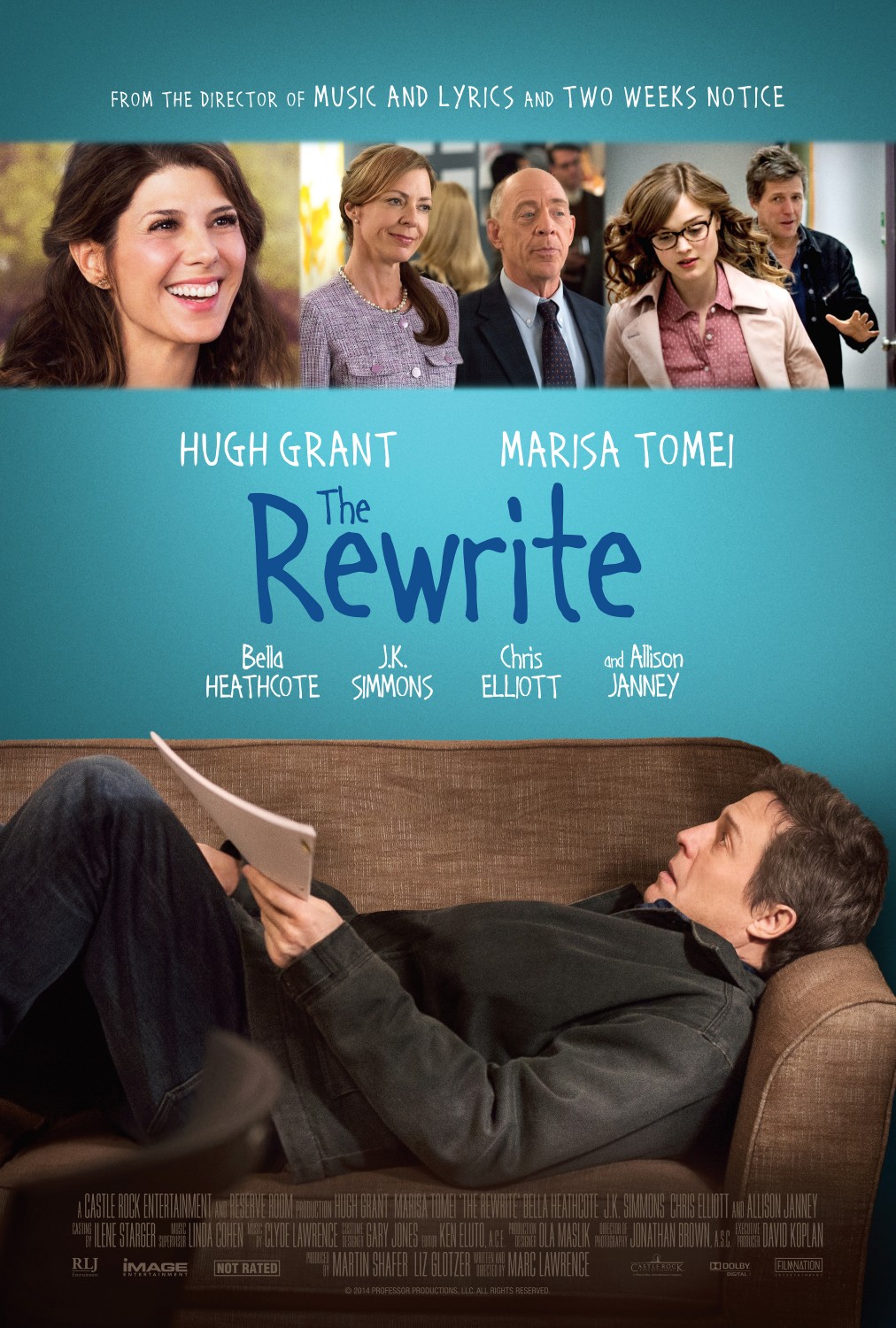 Extra Large Movie Poster Image for The Rewrite (#2 of 3)