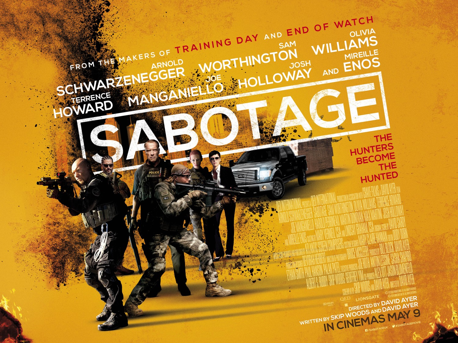 Extra Large Movie Poster Image for Sabotage (#3 of 13)
