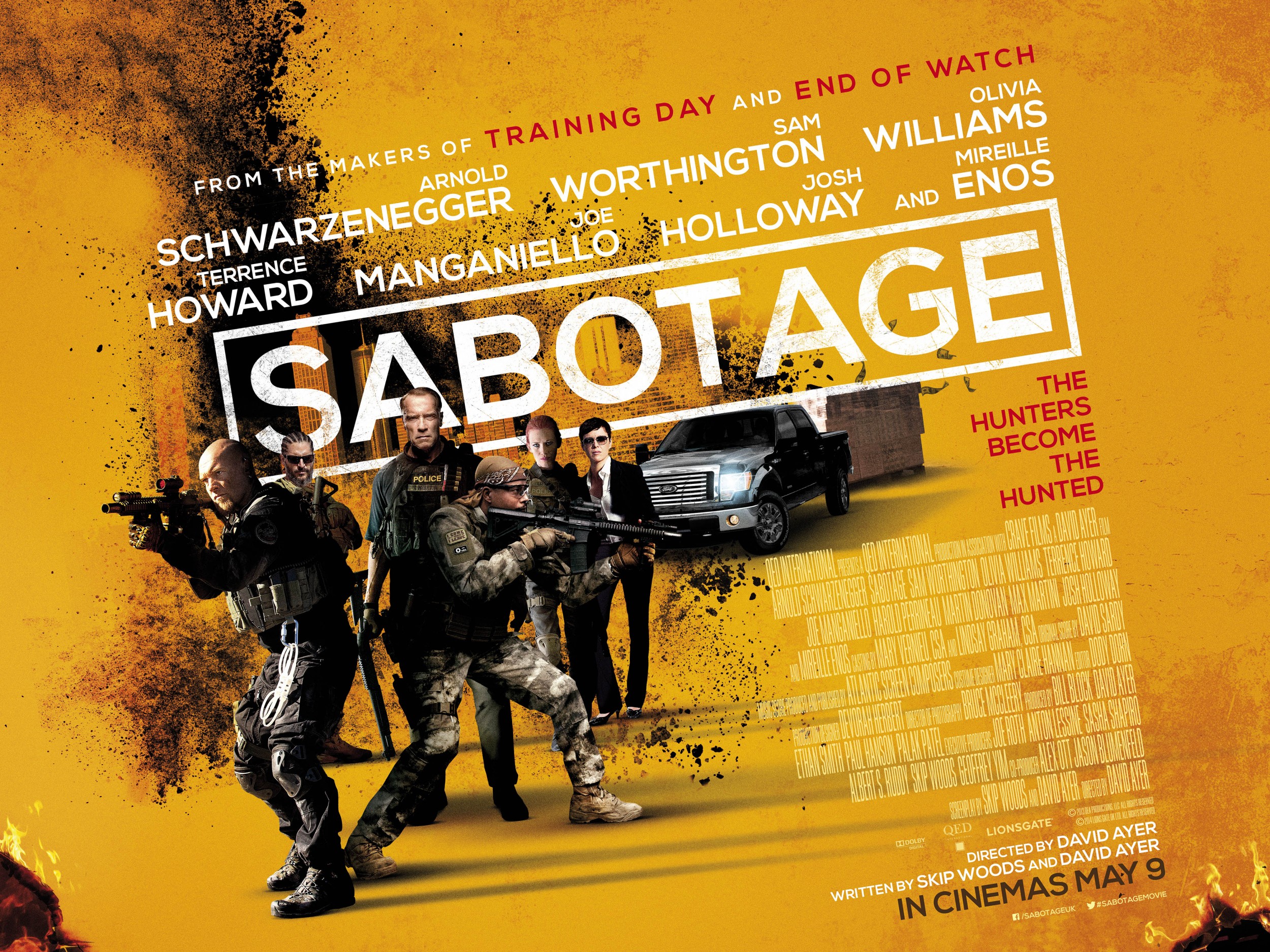 Mega Sized Movie Poster Image for Sabotage (#3 of 13)