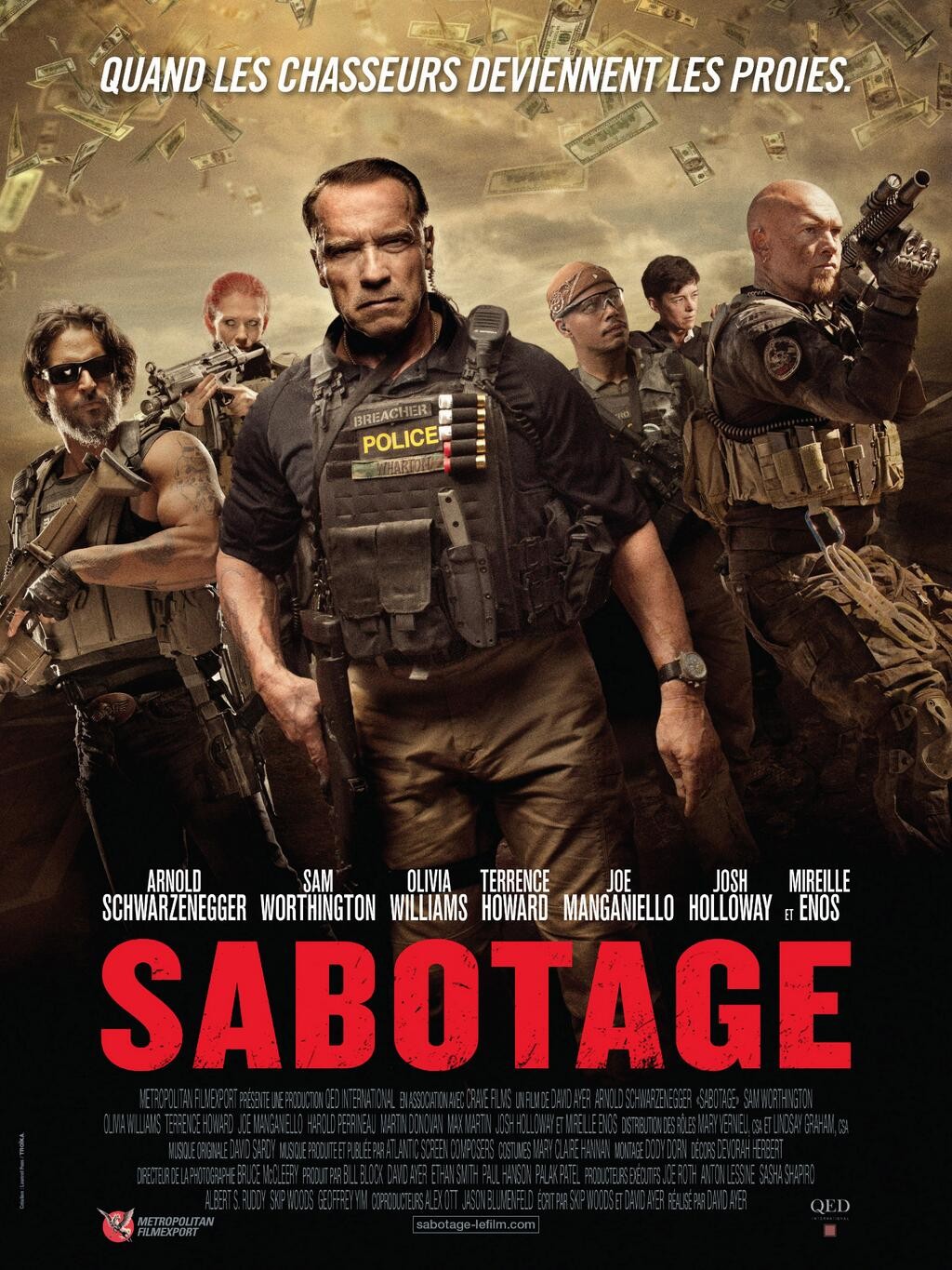 Extra Large Movie Poster Image for Sabotage