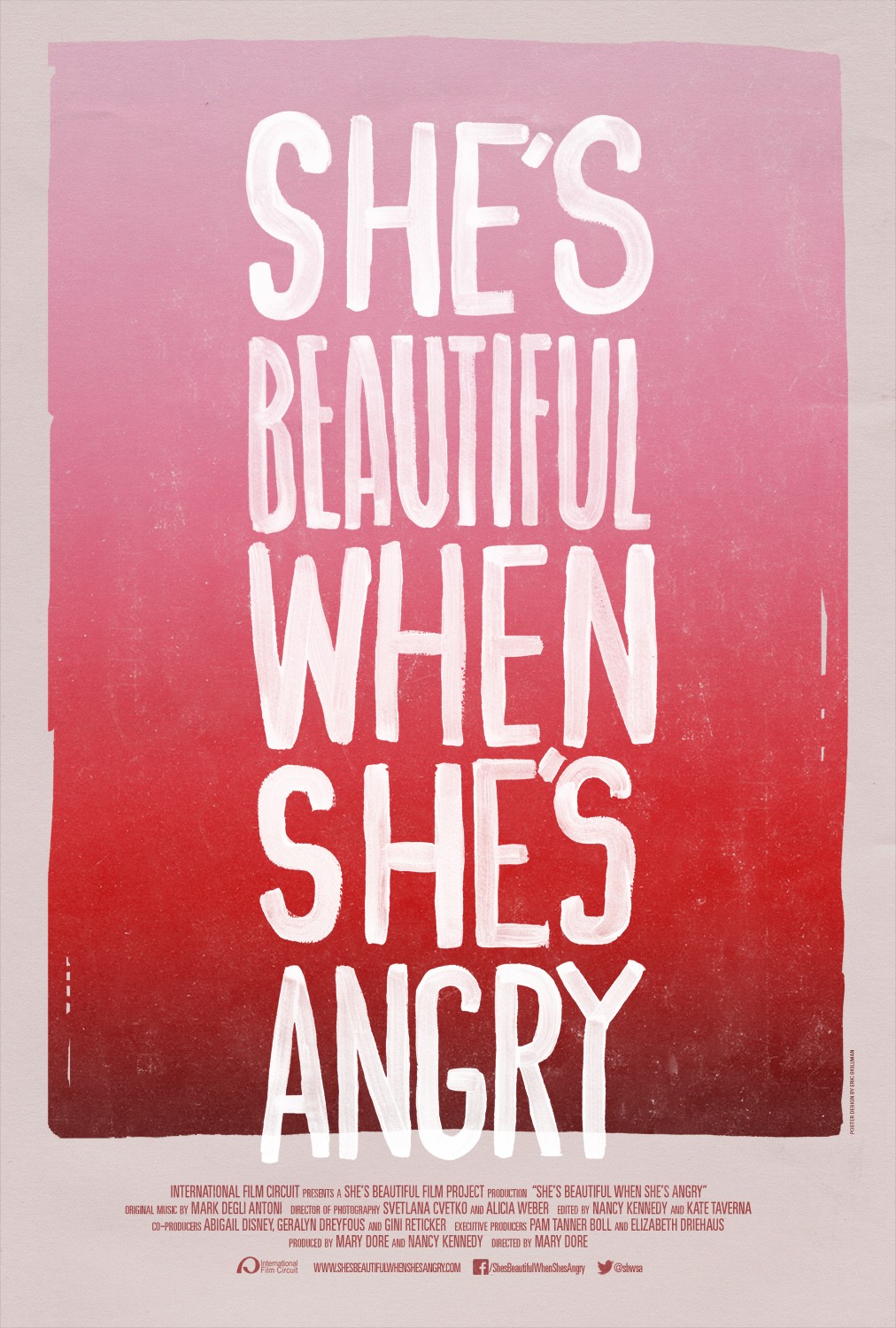 Extra Large Movie Poster Image for She's Beautiful When She's Angry 