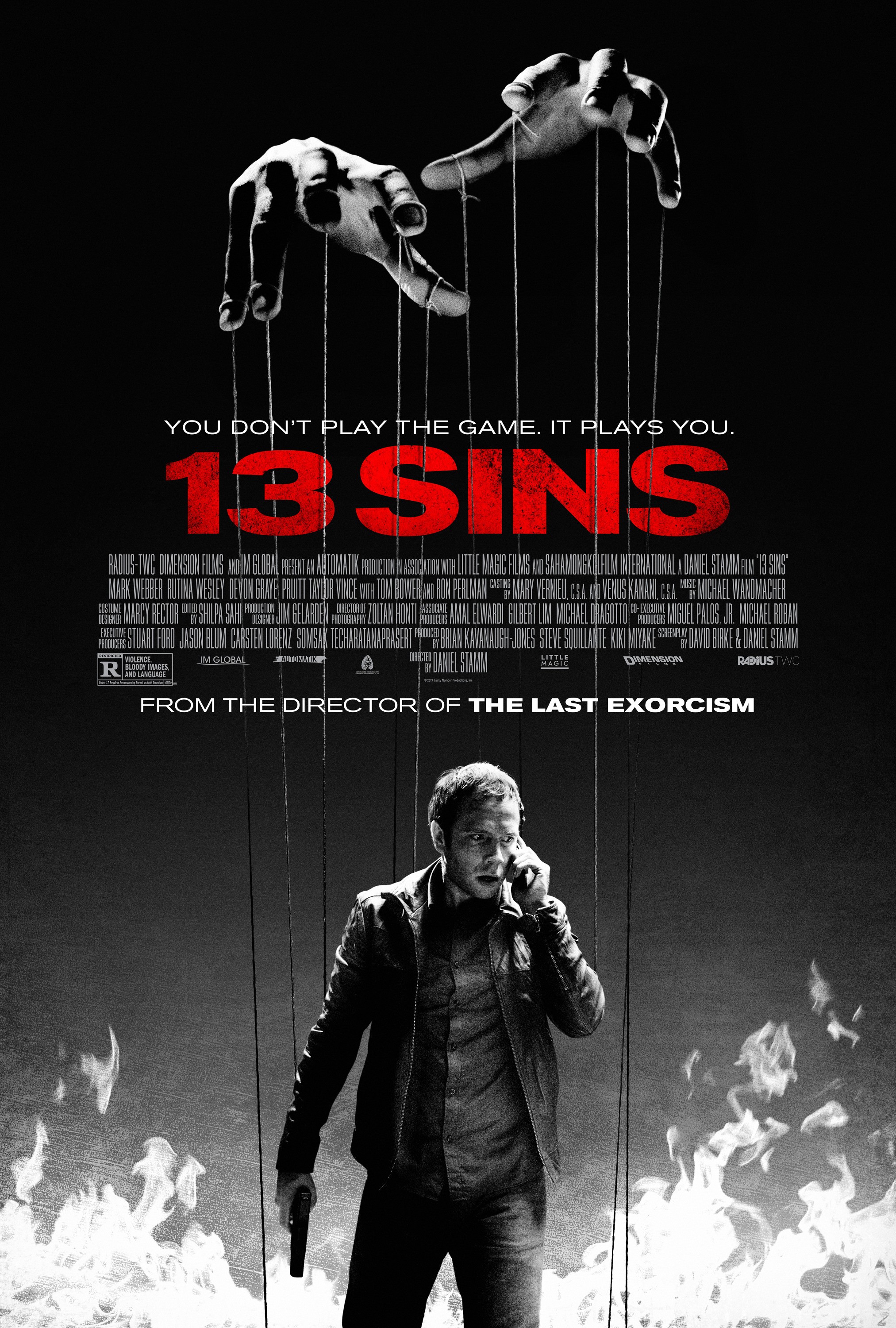 Mega Sized Movie Poster Image for 13 Sins (#1 of 3)