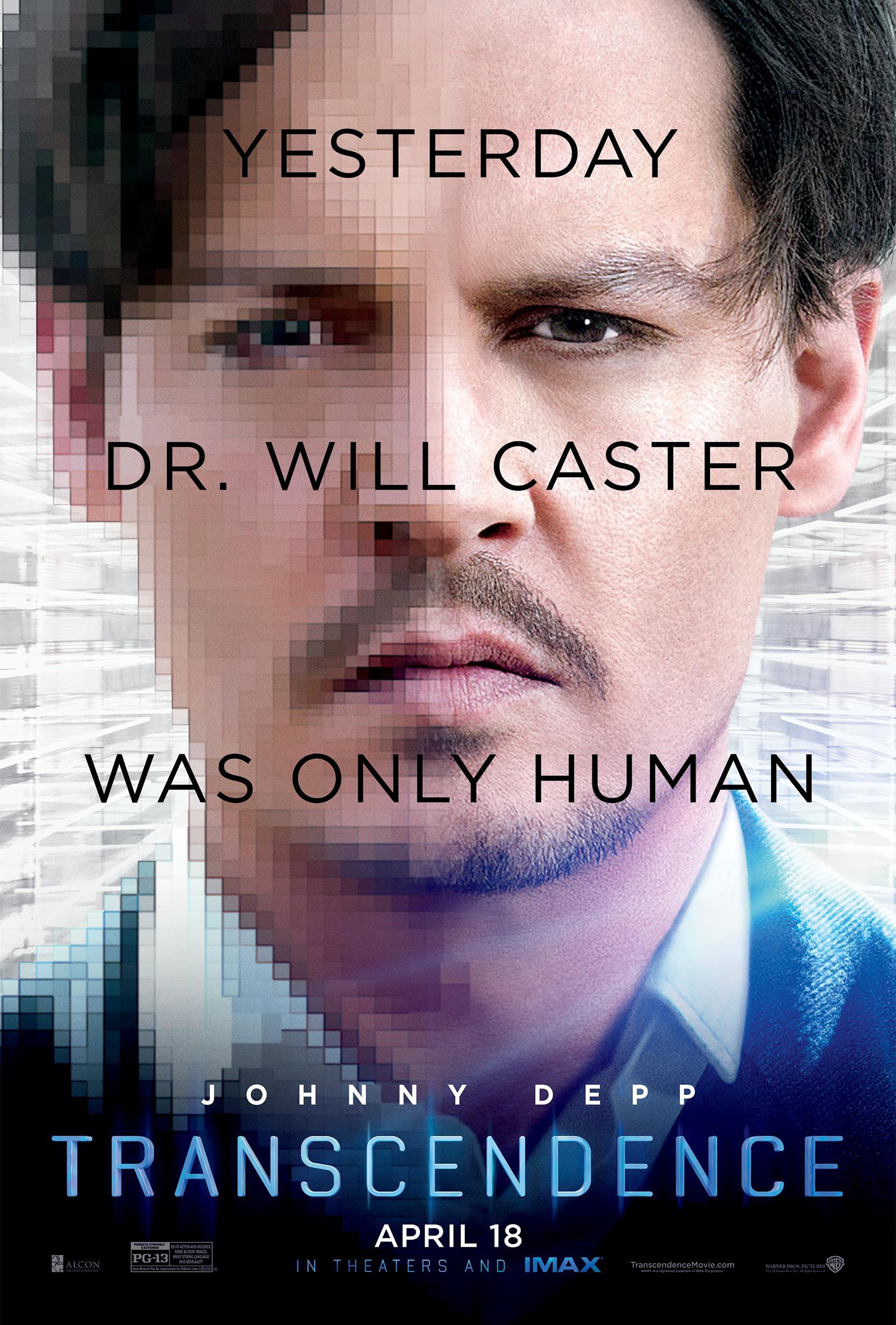 Mega Sized Movie Poster Image for Transcendence (#3 of 11)