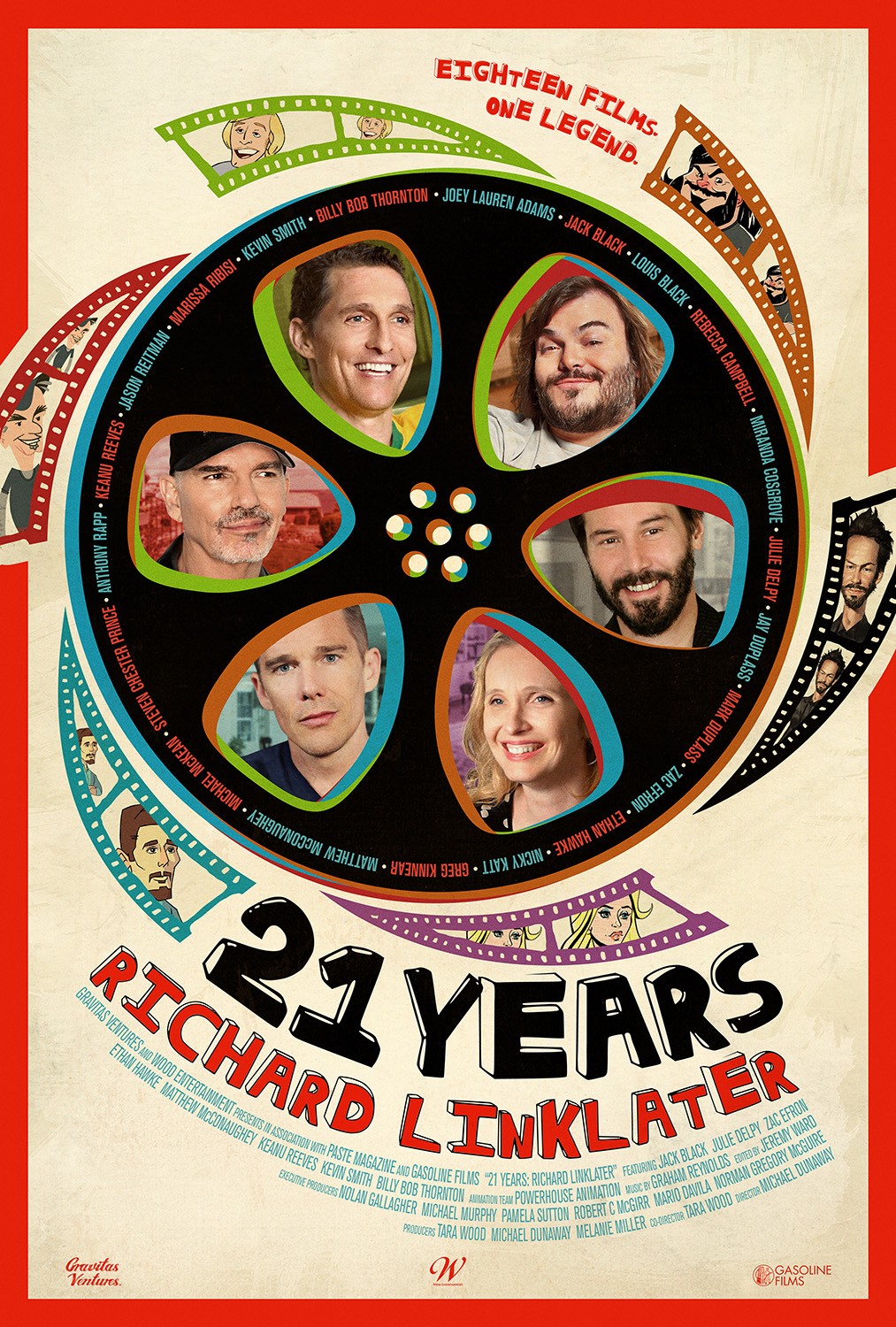 Extra Large Movie Poster Image for 21 Years: Richard Linklater 