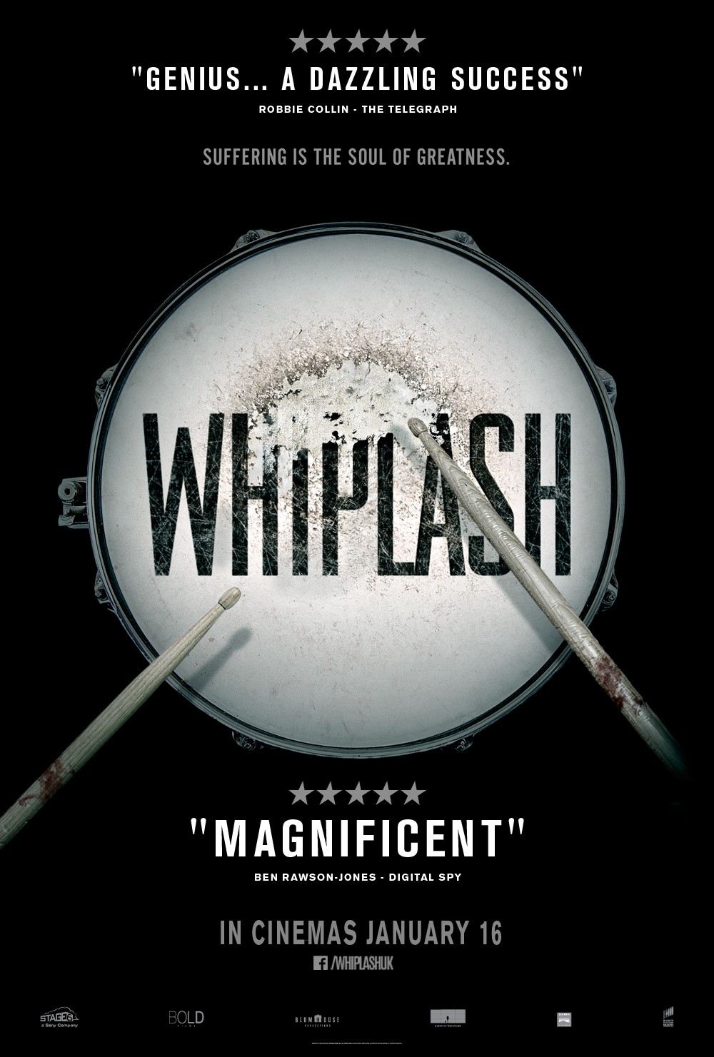 Extra Large Movie Poster Image for Whiplash (#4 of 4)